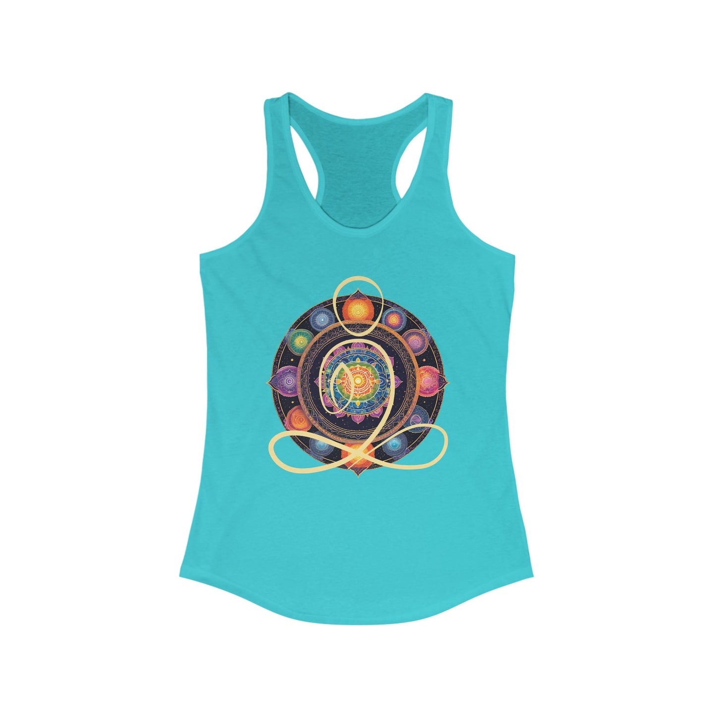 Colorful Mandala – Radiate from Within Racerback Tank