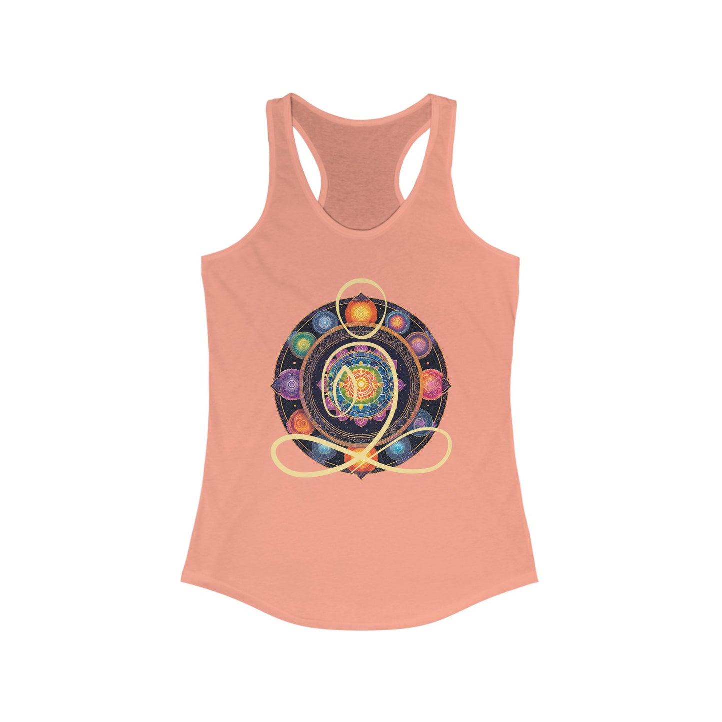 Colorful Mandala – Radiate from Within Racerback Tank