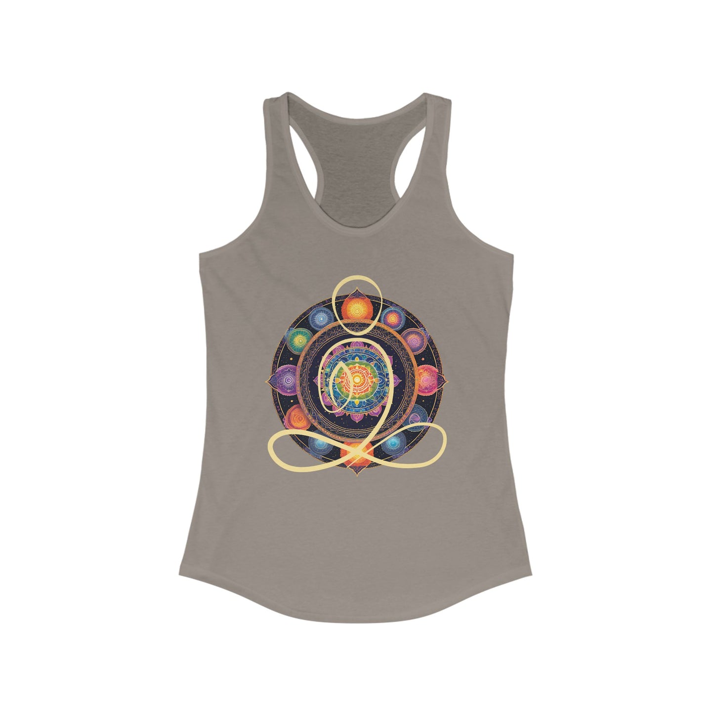 Colorful Mandala – Radiate from Within Racerback Tank
