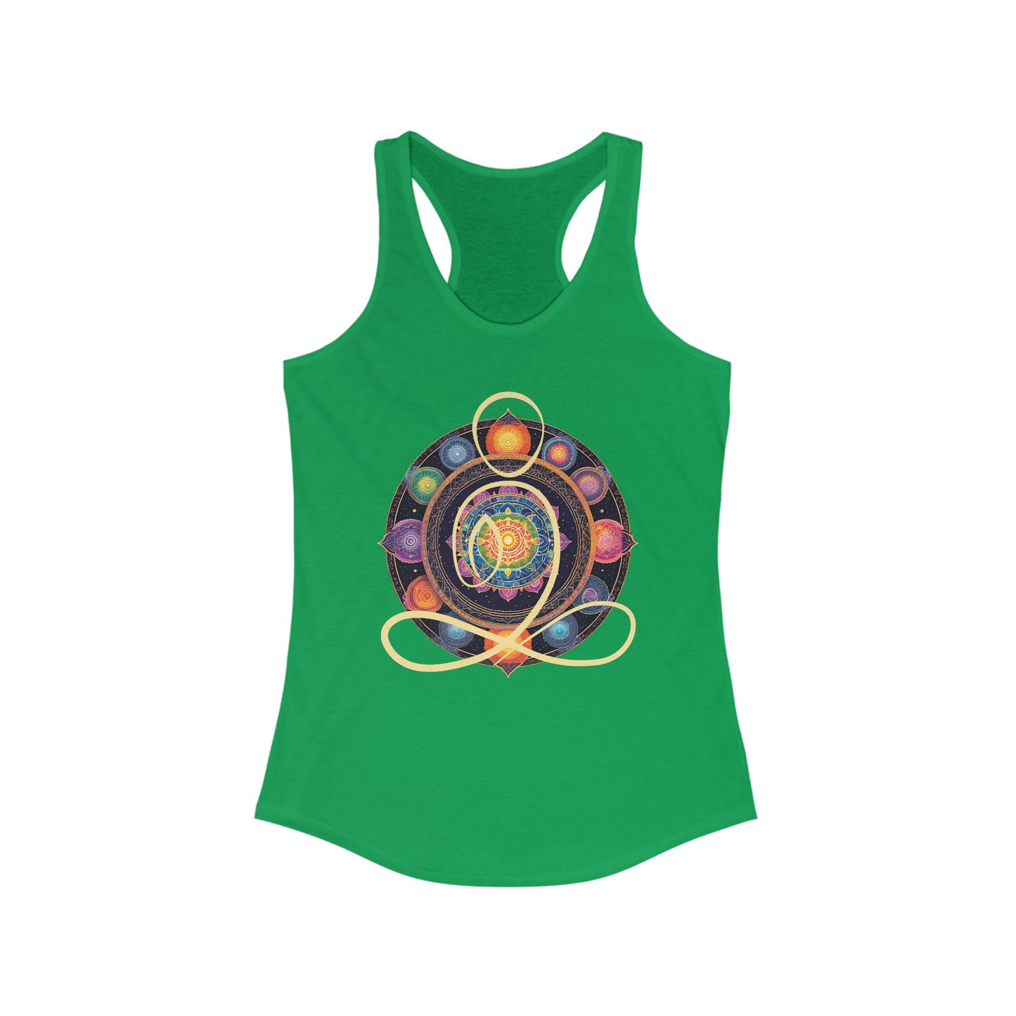 Colorful Mandala – Radiate from Within Racerback Tank