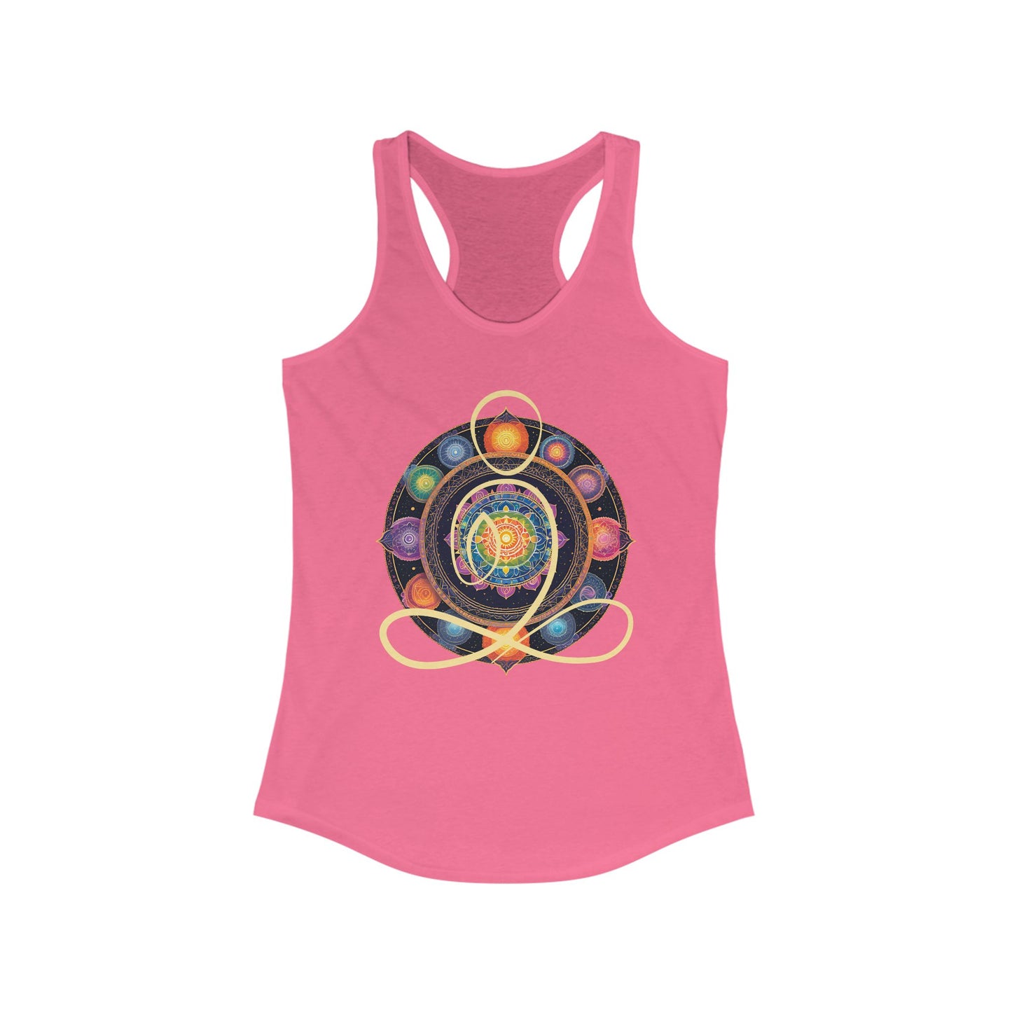 Colorful Mandala – Radiate from Within Racerback Tank
