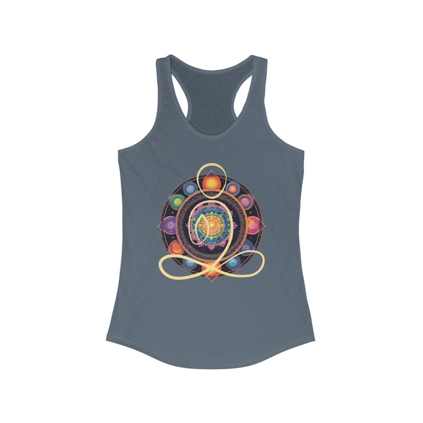 Colorful Mandala – Radiate from Within Racerback Tank