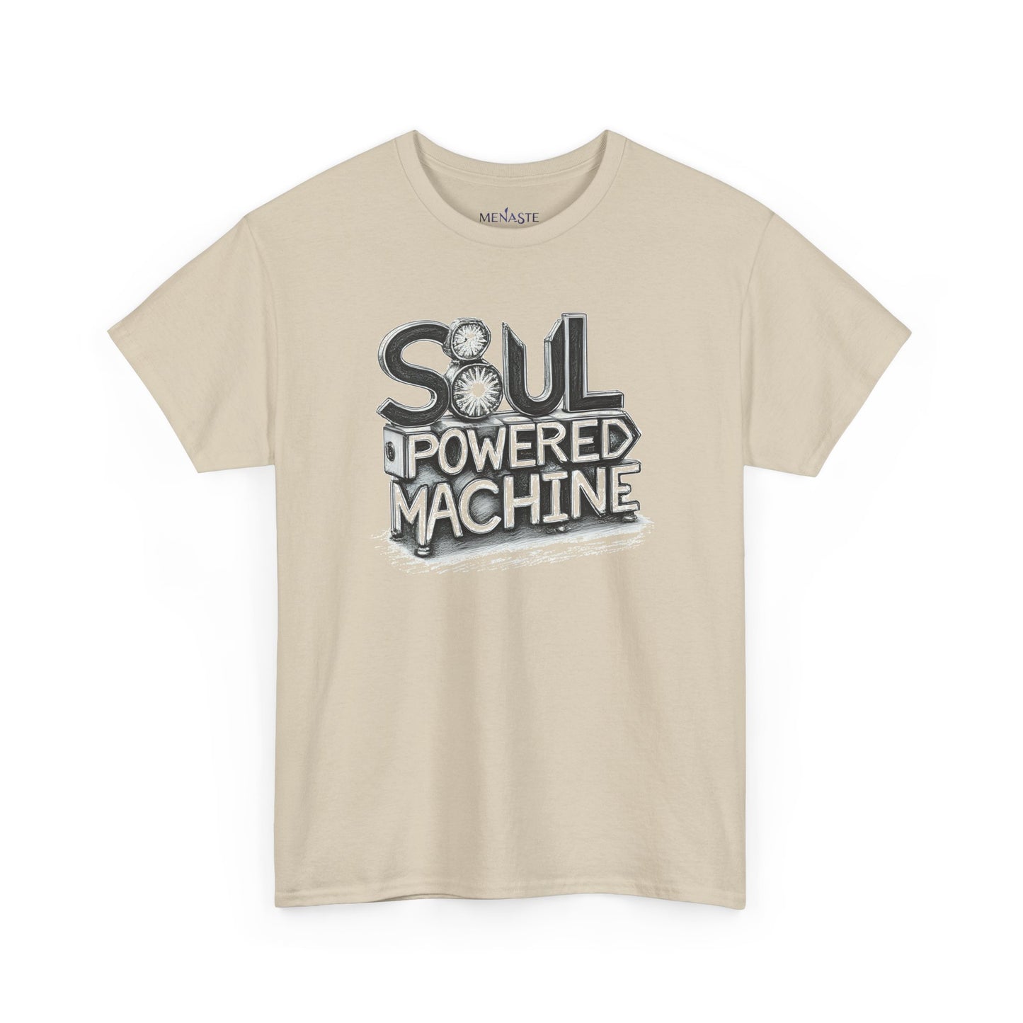 ⚙️ Menaste “Soul Powered Machine” Tee