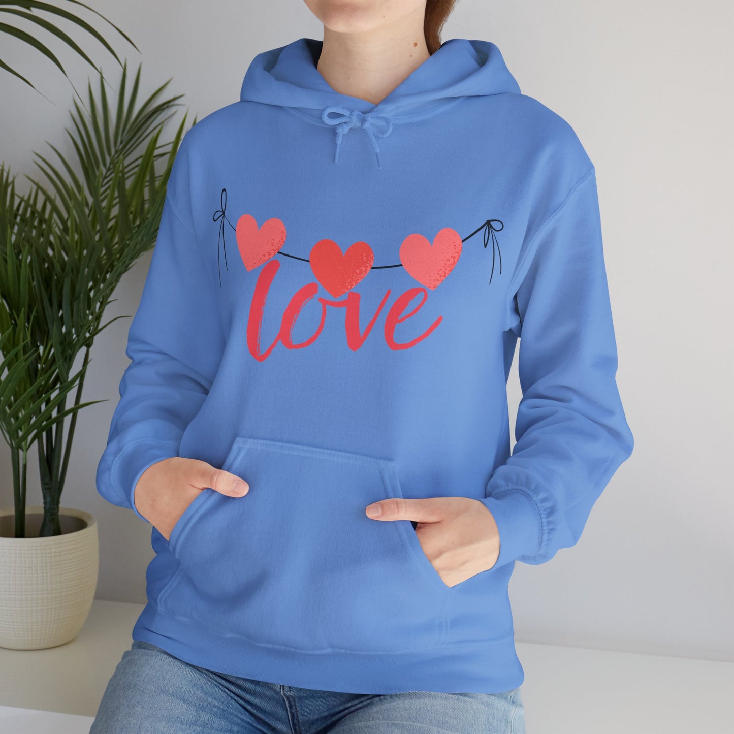 Three hearts, one message - Cozy Hoodie💗💗💗✨