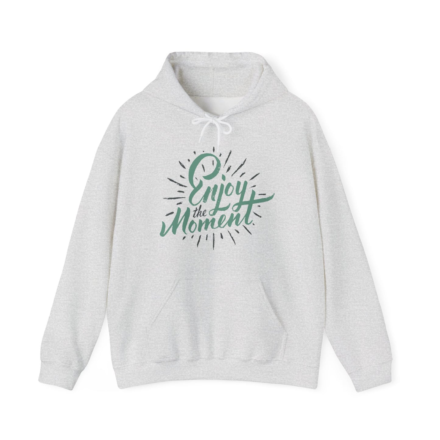 ✨Enjoy the Moment Hoodie – Mindful Living, Spiritual Comfort🌿🕊️✨