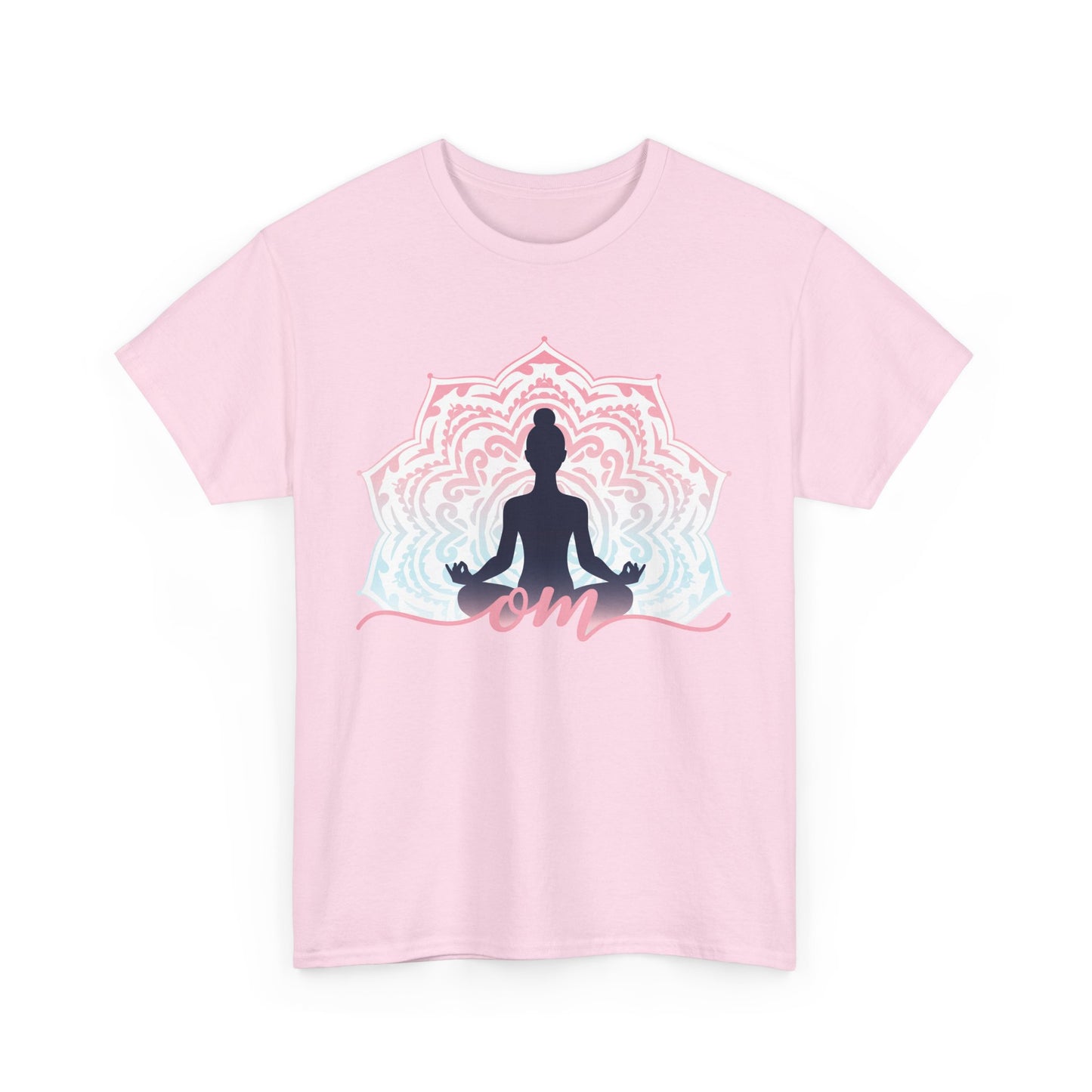 “Om Within” - Heavy Cotton Tee - Peaceful Presence & Mandala Energy