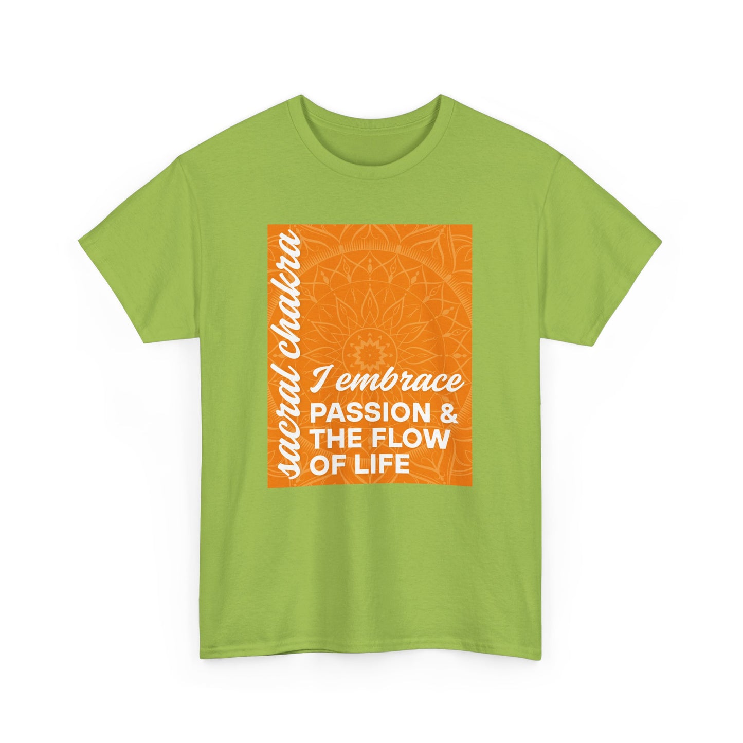 🧡Flow of Passion Heavy Cotton Tee - Embrace Your Creativity