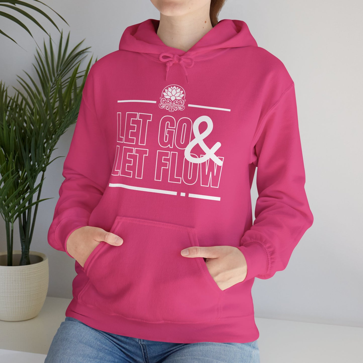 🌊Let Go & Let Flow Hoodie – Ease, Softness & Surrender✨🌿🕊️