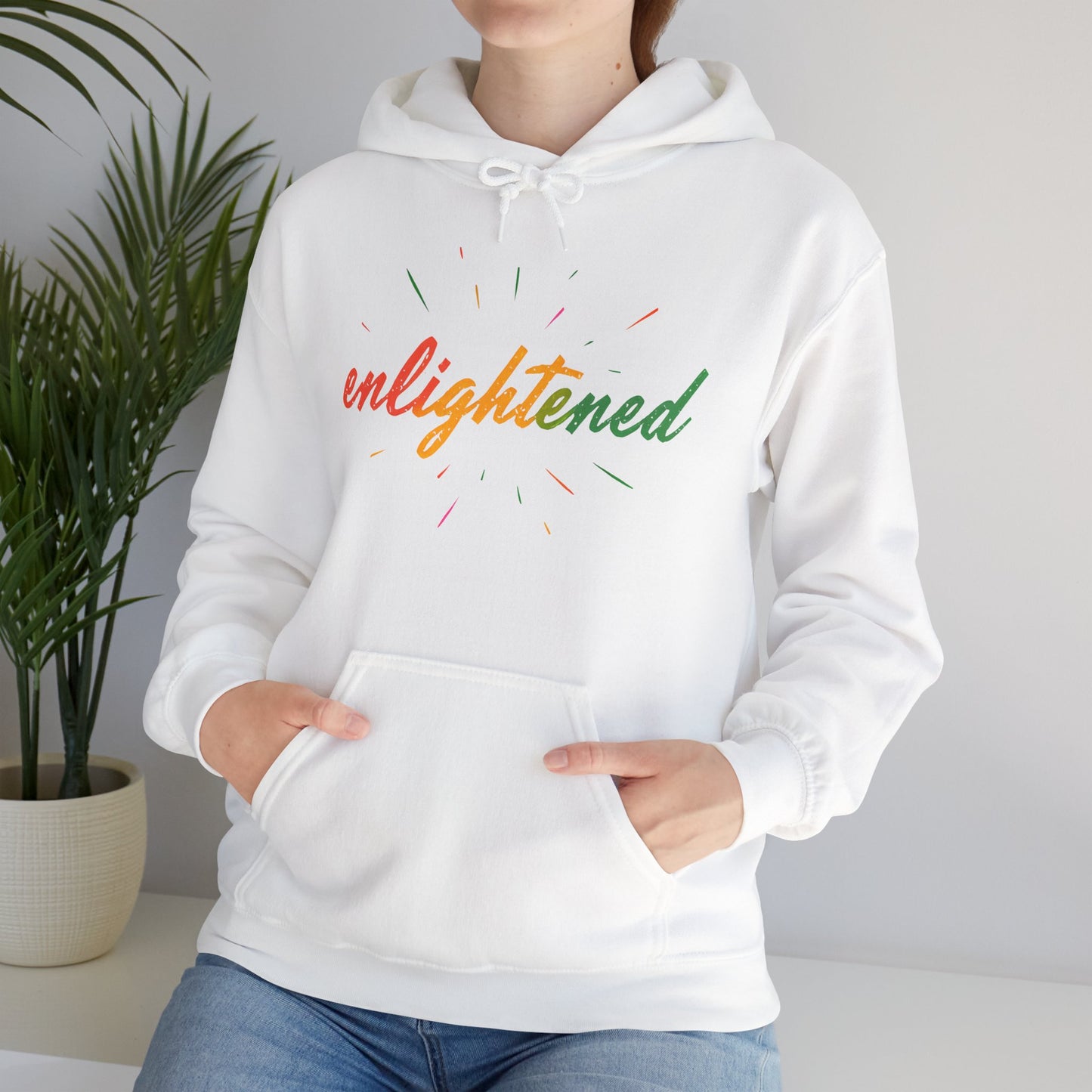 🌈ENLIGHTENED Hoodie — Street Soul Meets Higher Vibes✨🔥