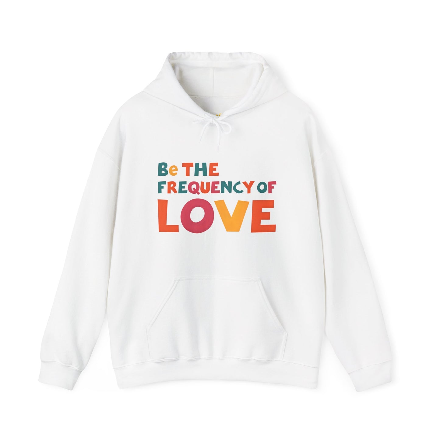 🌠Be the Frequency of Love Hoodie – Colorful Spiritual Vibes | Raise Your Energy Hoodie🌀💖