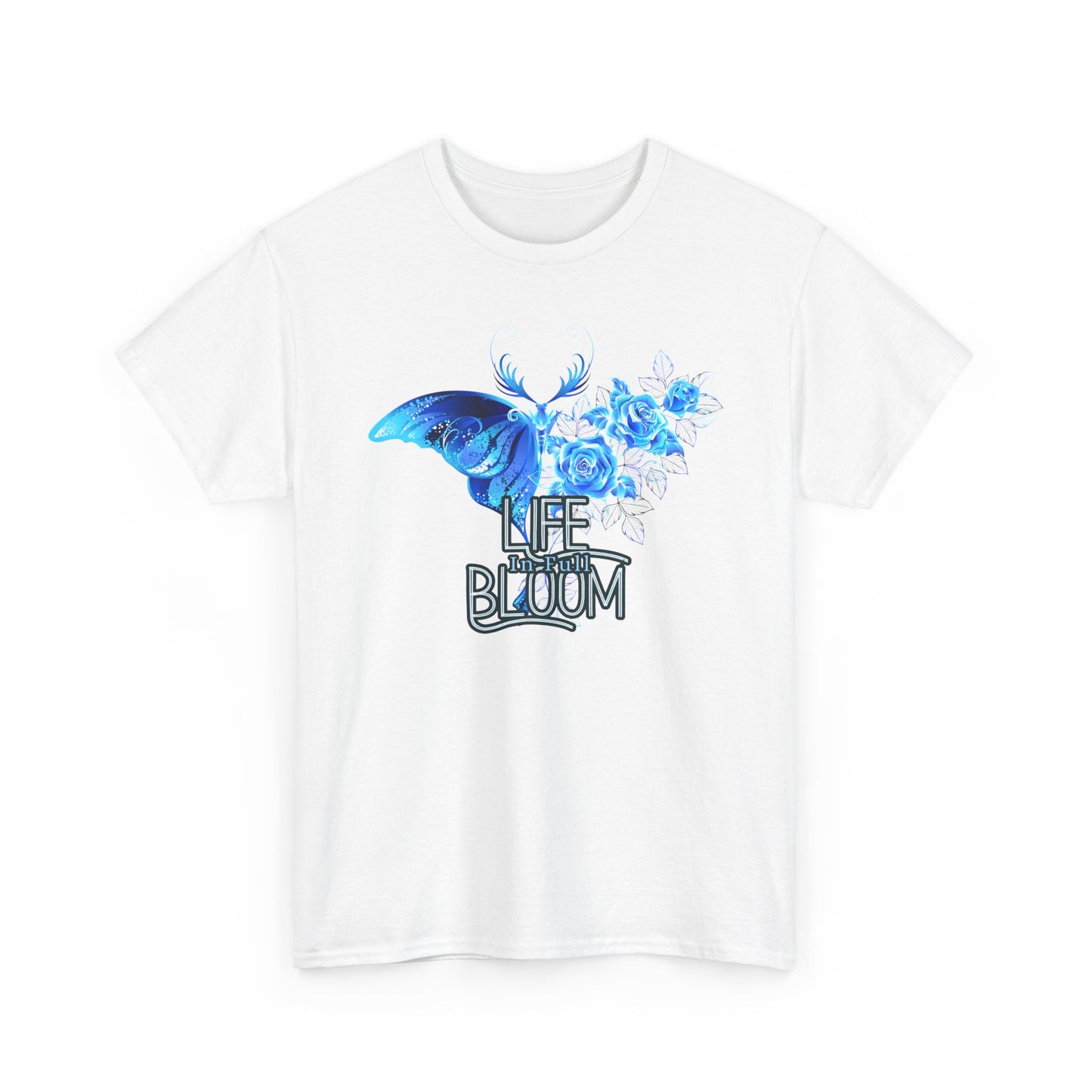 🦋Life in Full Bloom Heavy Cotton Tee - Rise, Bloom, Become