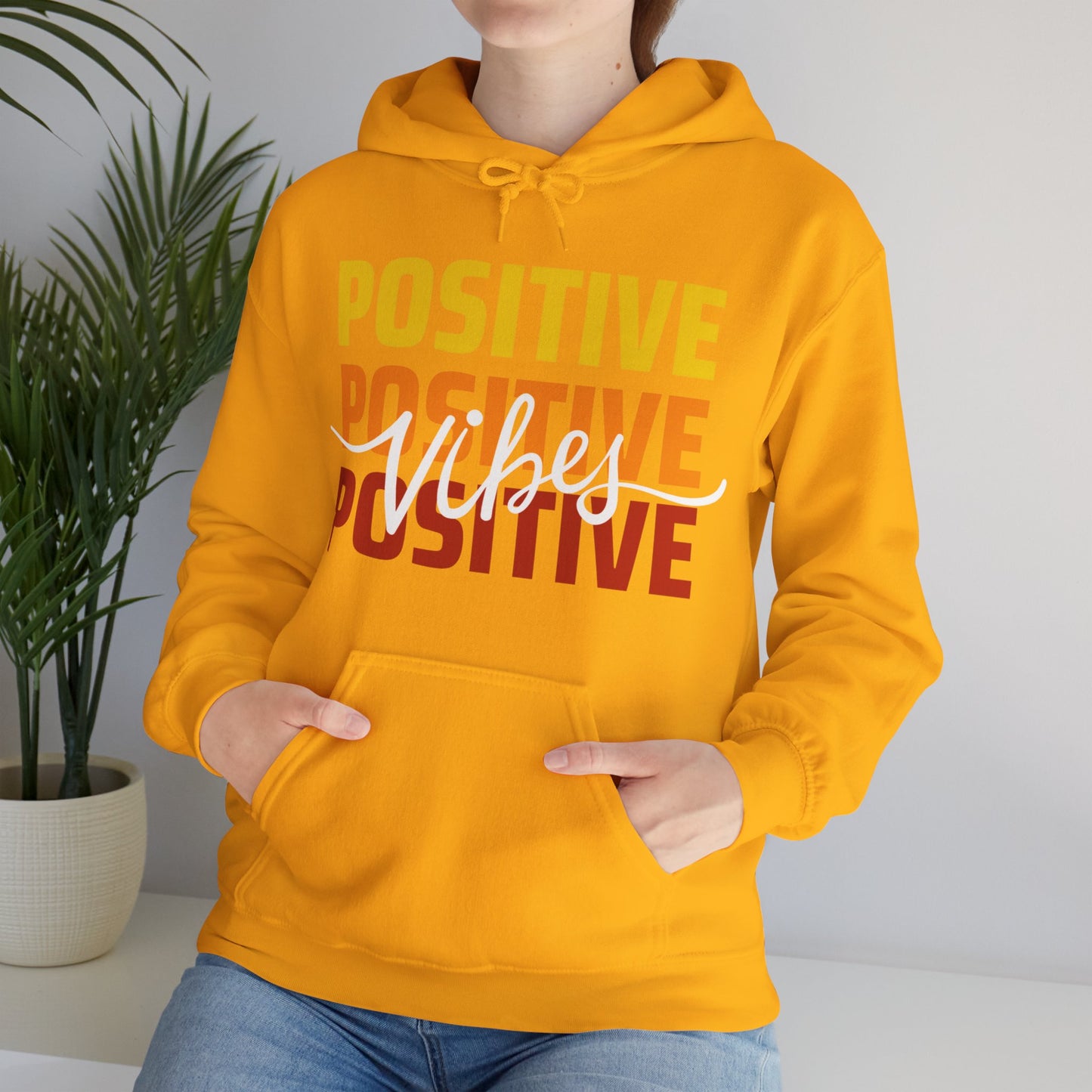 ✨ Positive Vibes - Powerful Motto Hooded Sweatshirt