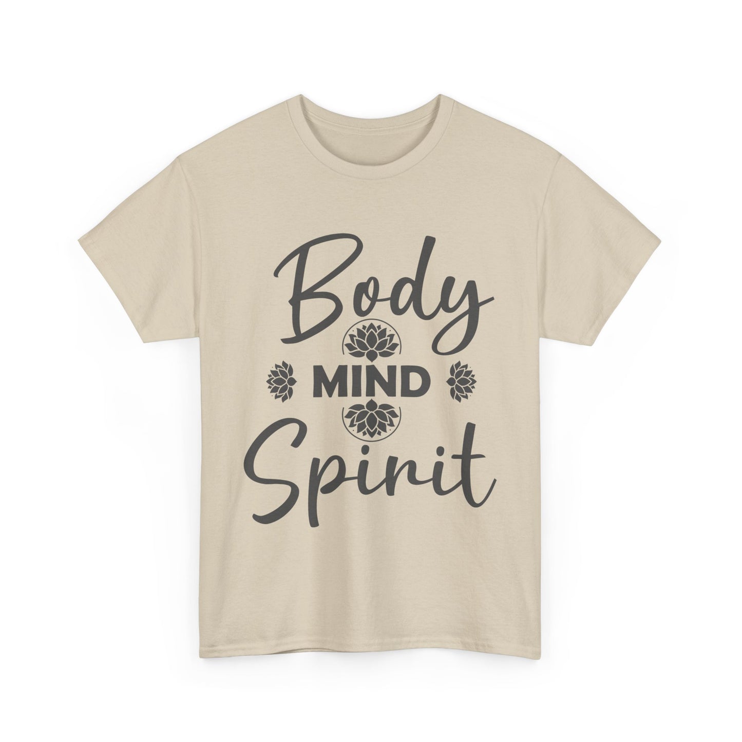 "Body • Mind • Spirit" - Align Your Energy Heavy Cotton Tee