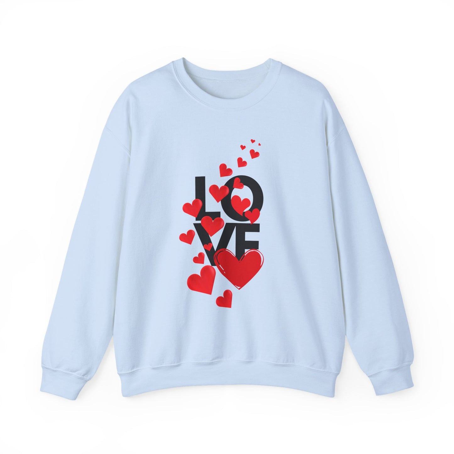 💖Love Woven in Hearts Crewneck Sweatshirt