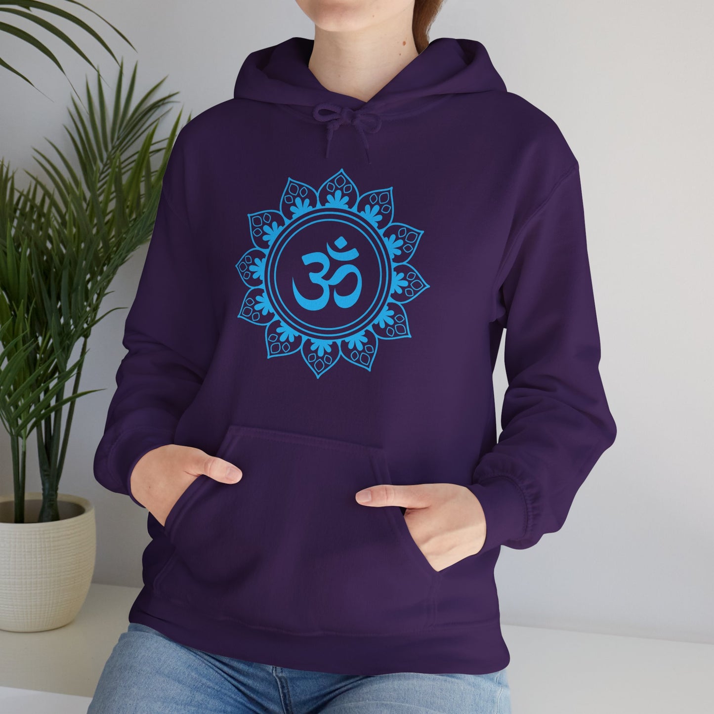 🕉️Tranquil Om Mandala Hoodie🌿✨