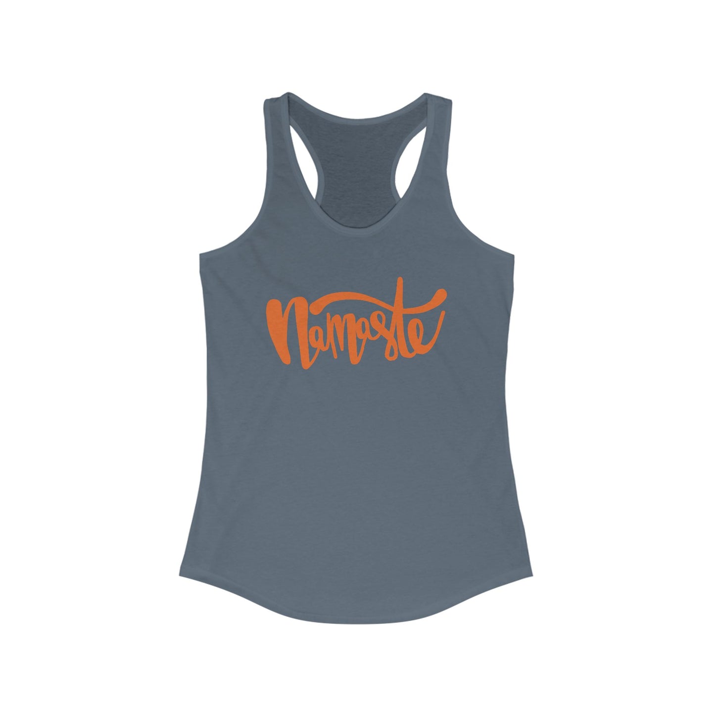 "Namaste" - Women's Racerback Tank Top - Flow in Style and Peace