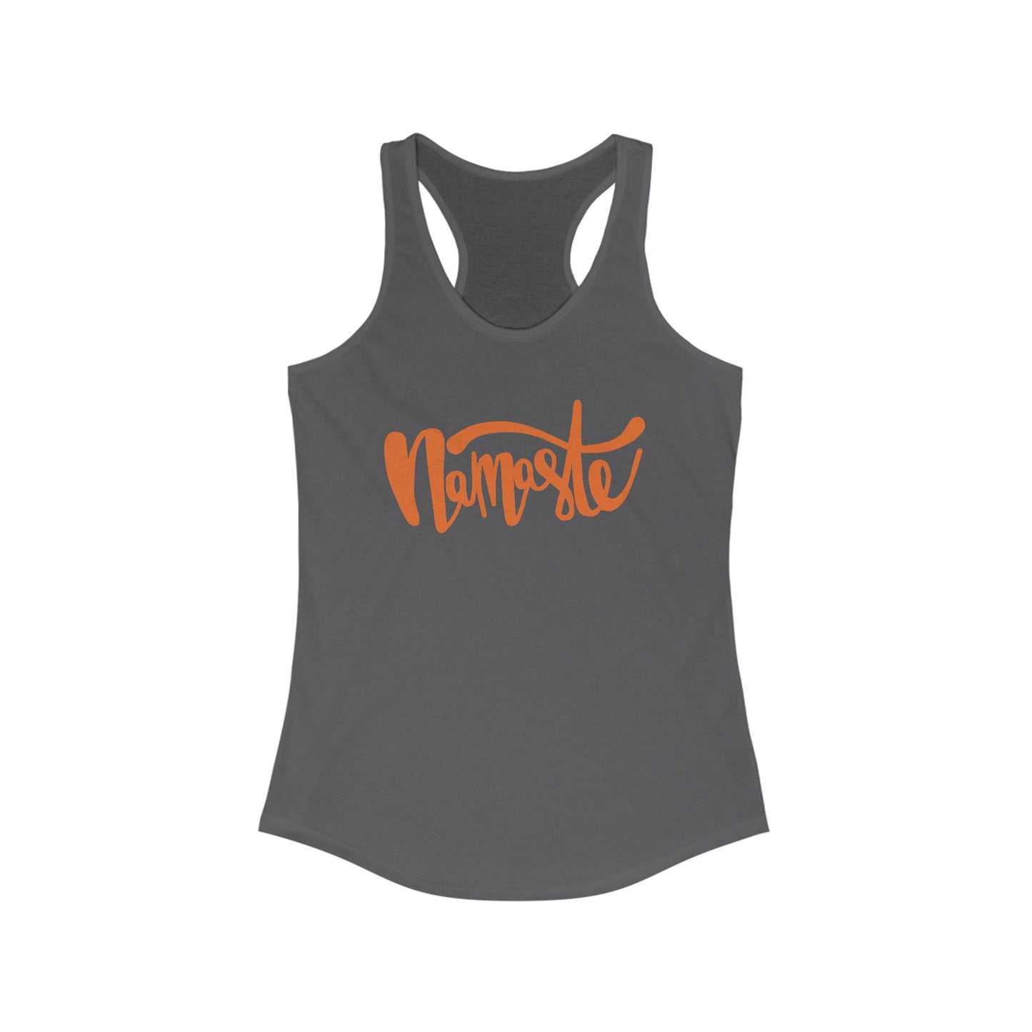 "Namaste" - Women's Racerback Tank Top - Flow in Style and Peace