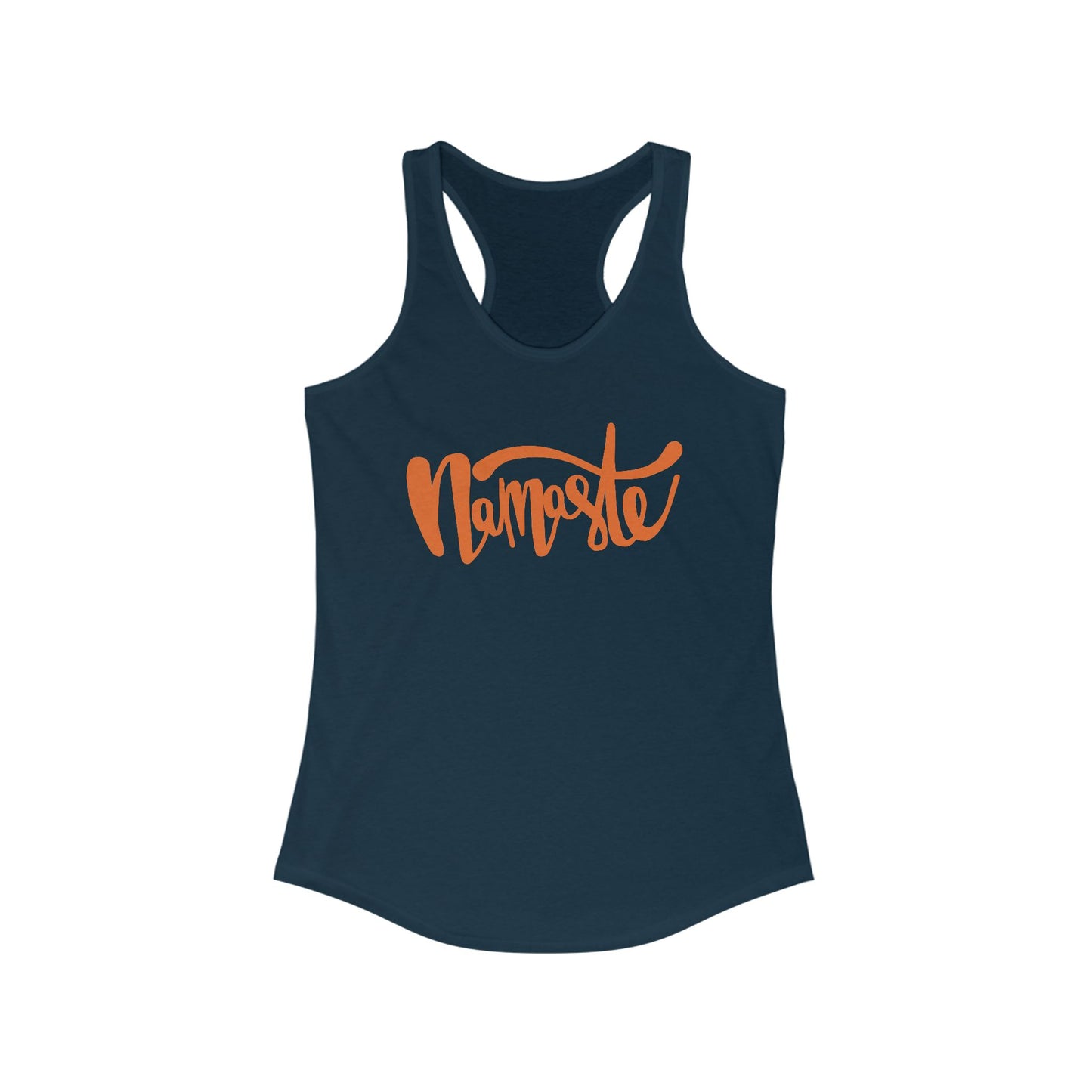 "Namaste" - Women's Racerback Tank Top - Flow in Style and Peace