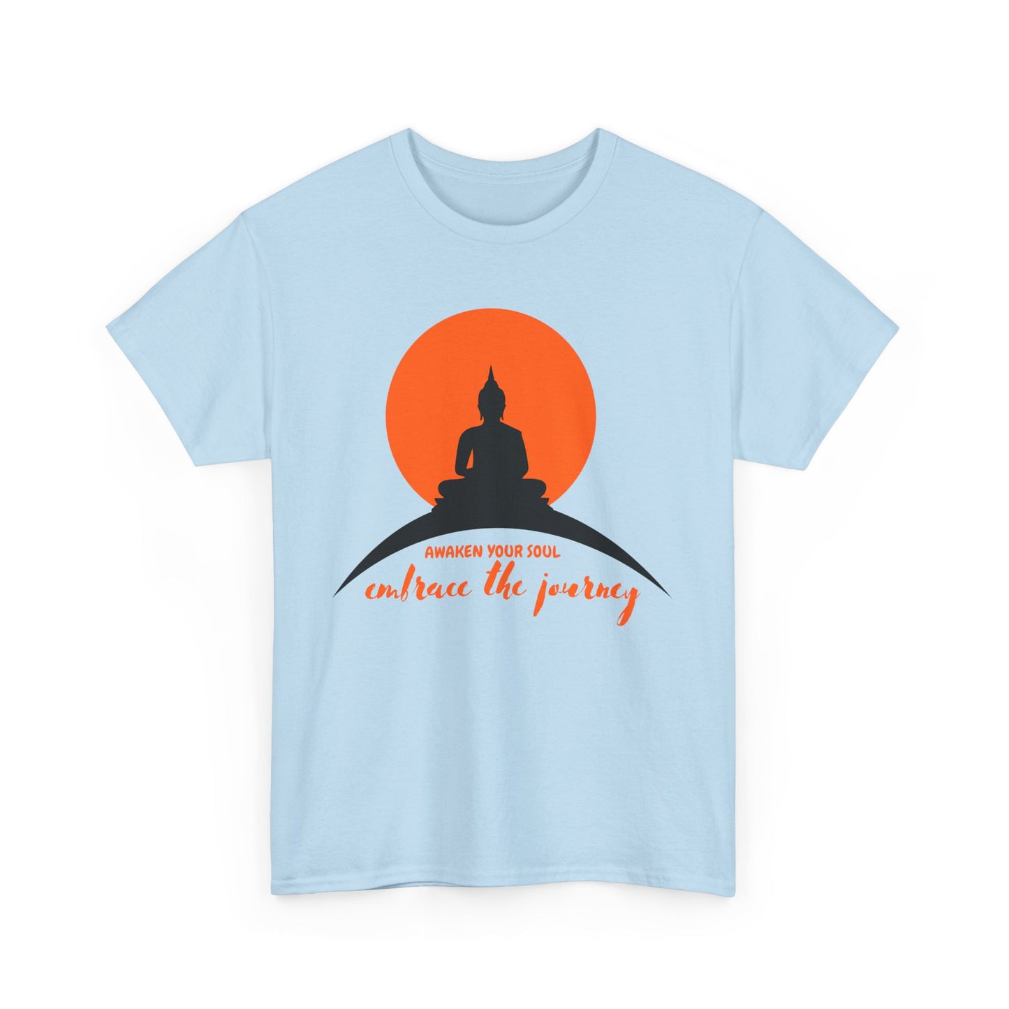 "Awaken Your Soul, Embrace Your Journey" Heavy Cotton Tee