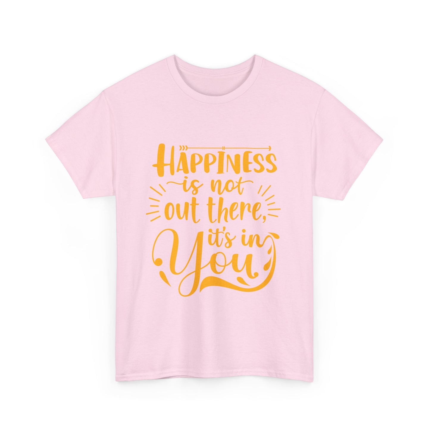 Happiness Within Heavy Cotton Tee - Wear Your Joy
