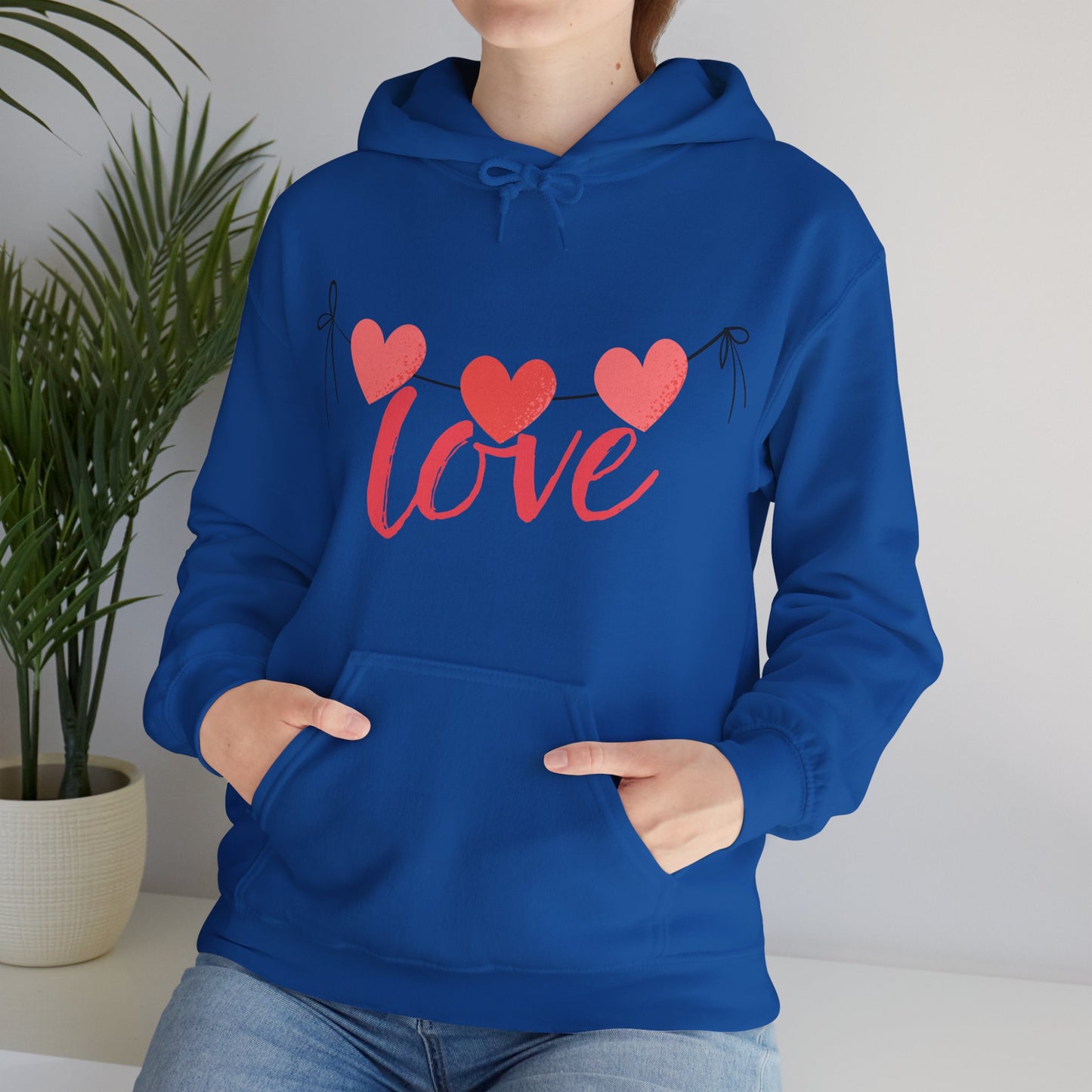 Three hearts, one message - Cozy Hoodie💗💗💗✨