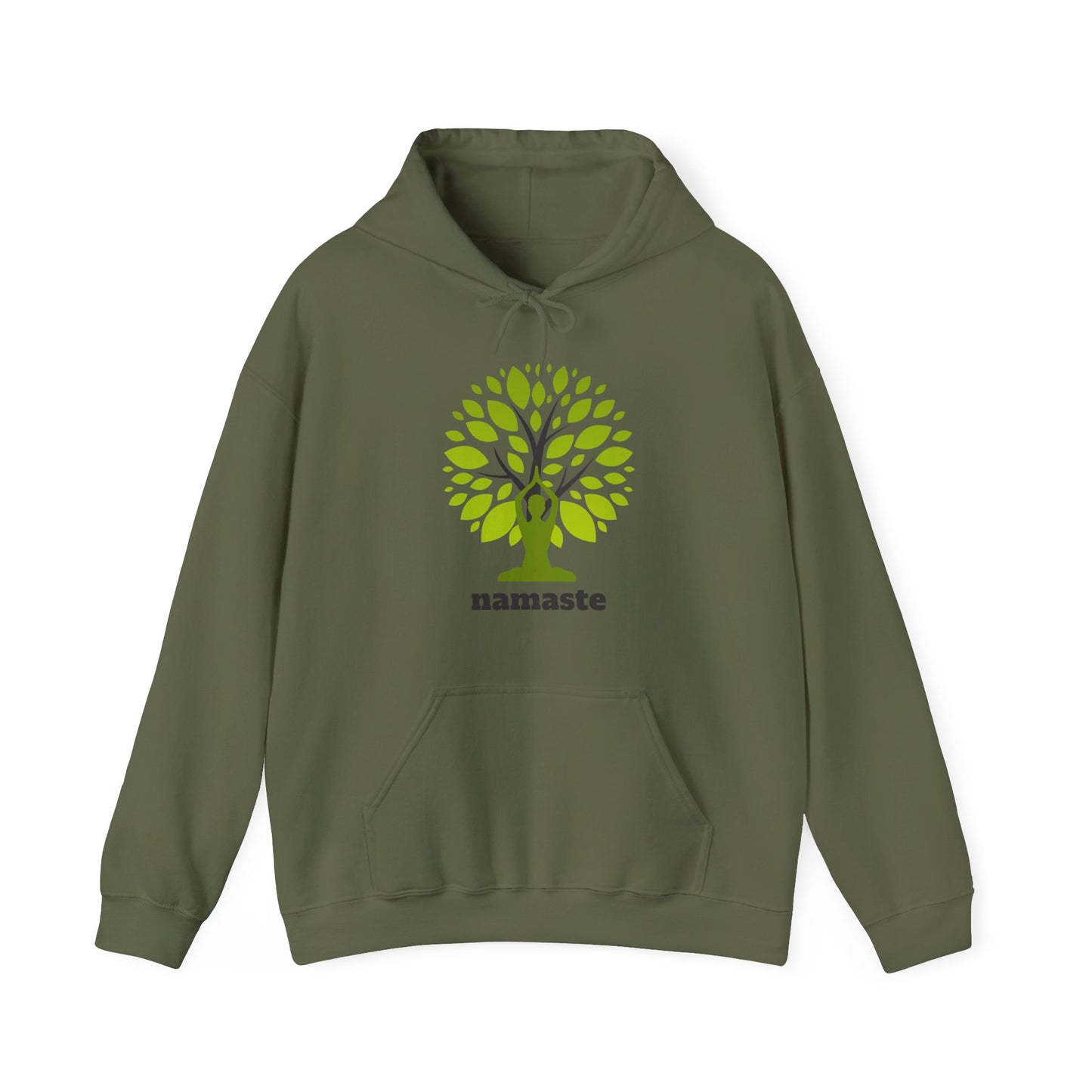 Namaste Roots Hoodie – Grounded in Spirit, Rooted in Earth🌳🙏✨