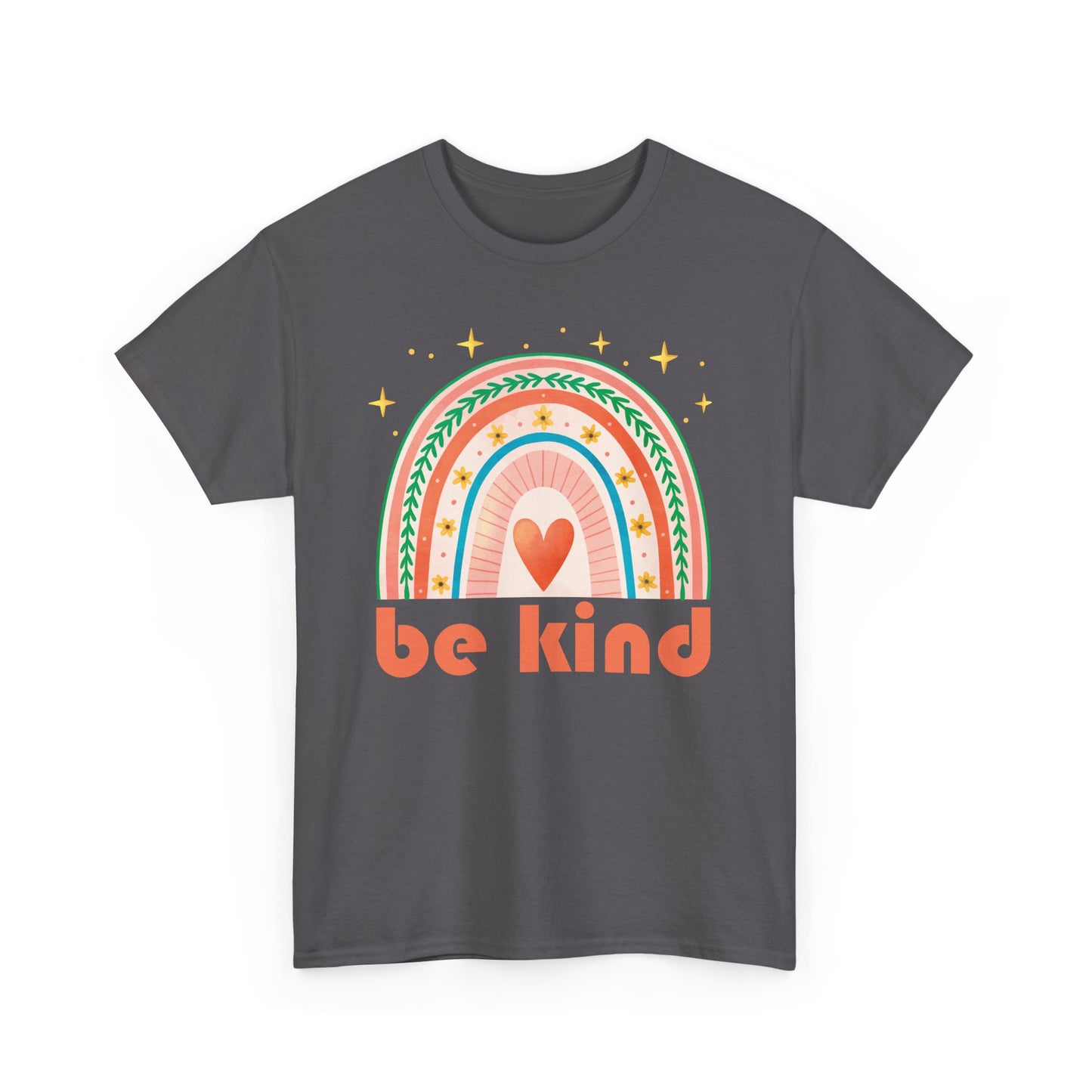 🌈Heart of Kindness Heavy Cotton Tee - Radiate Love in Every Hue