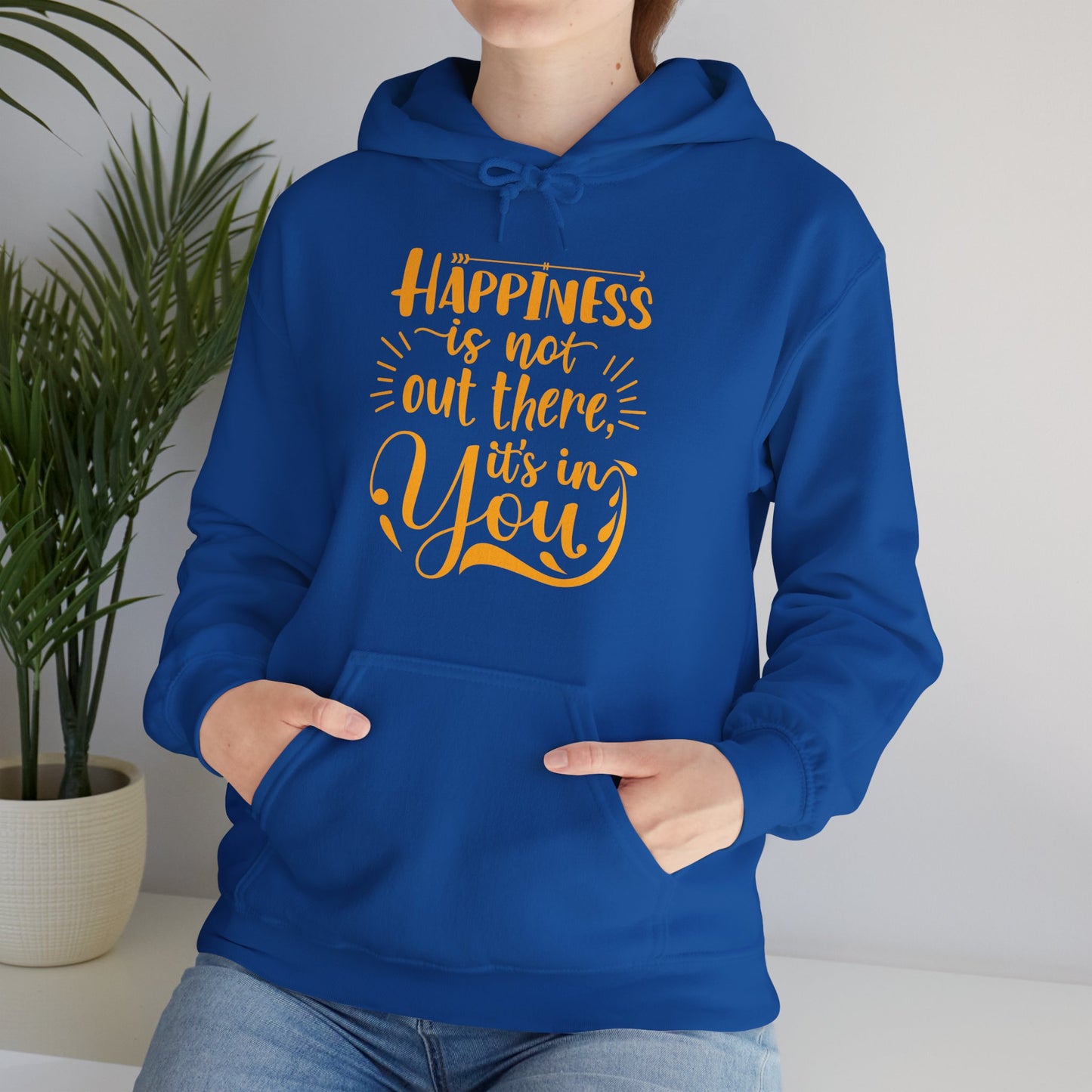 Happiness Is Within Hoodie – Mindful Comfort & Inner Joy🌿🌞✨