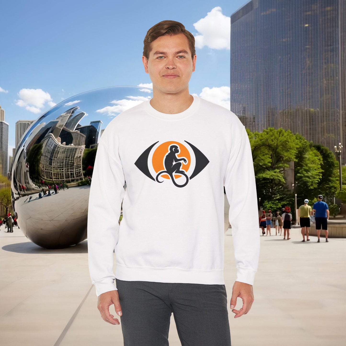 🌑 THE THREE STATES OF MIND — Menaste Symbolic Crewneck