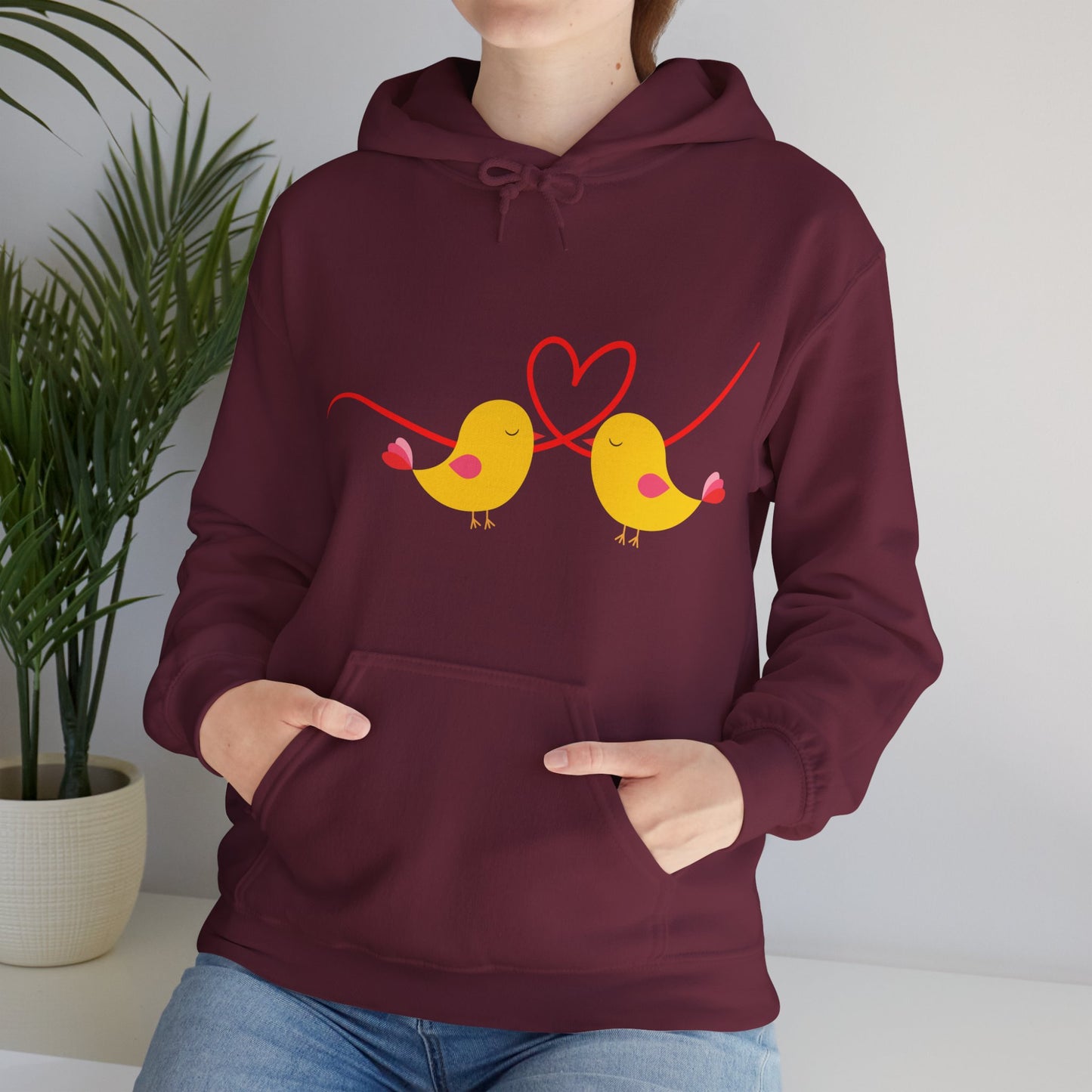 🕊️“Two Souls, One Heart” Hoodie – A Cozy Embrace of Love & Connection
