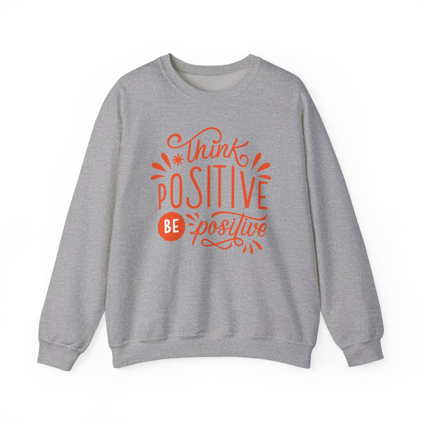 🌼Think Positive, Be Positive - Let Your Energy Bloom Crewneck Sweatshirt