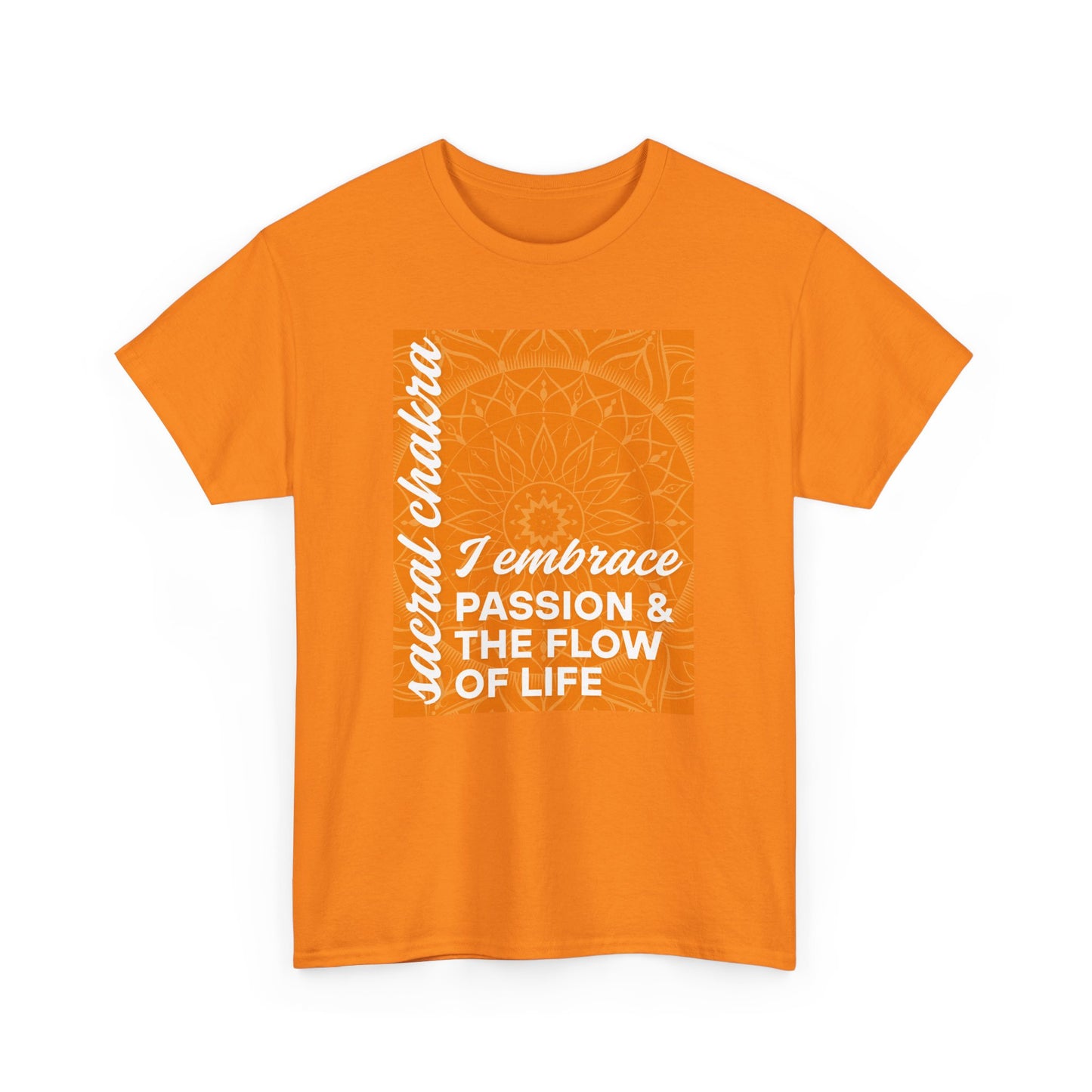 🧡Flow of Passion Heavy Cotton Tee - Embrace Your Creativity