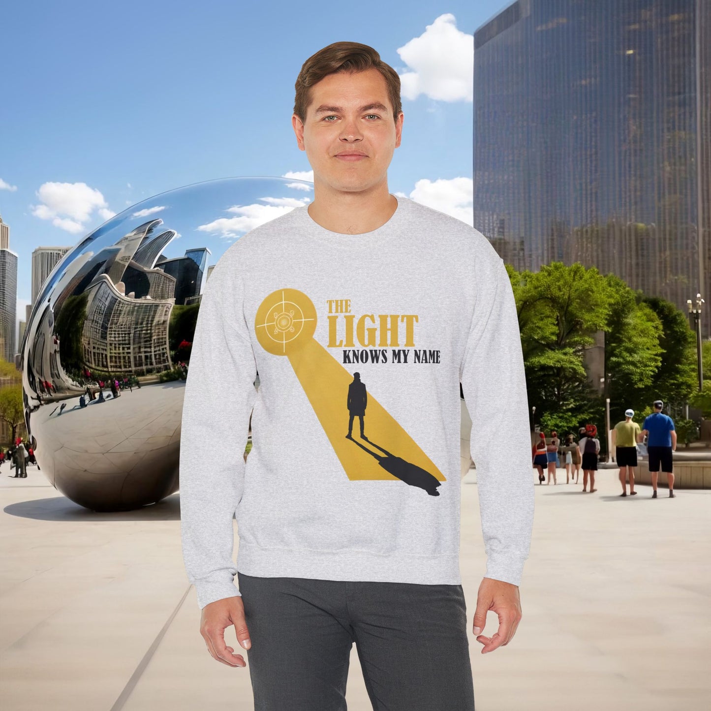 ☀️ Menaste "THE LIGHT KNOWS MY NAME" — Awakening Sweatshirt