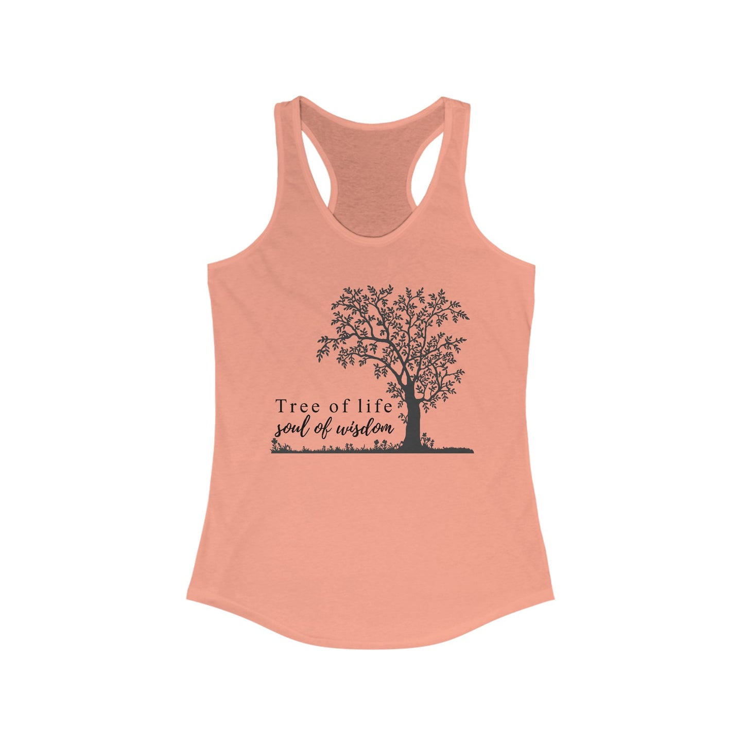 Tree of Life "Soul of Wisdom" Racerback Tank - Inspirational Activewear for Women