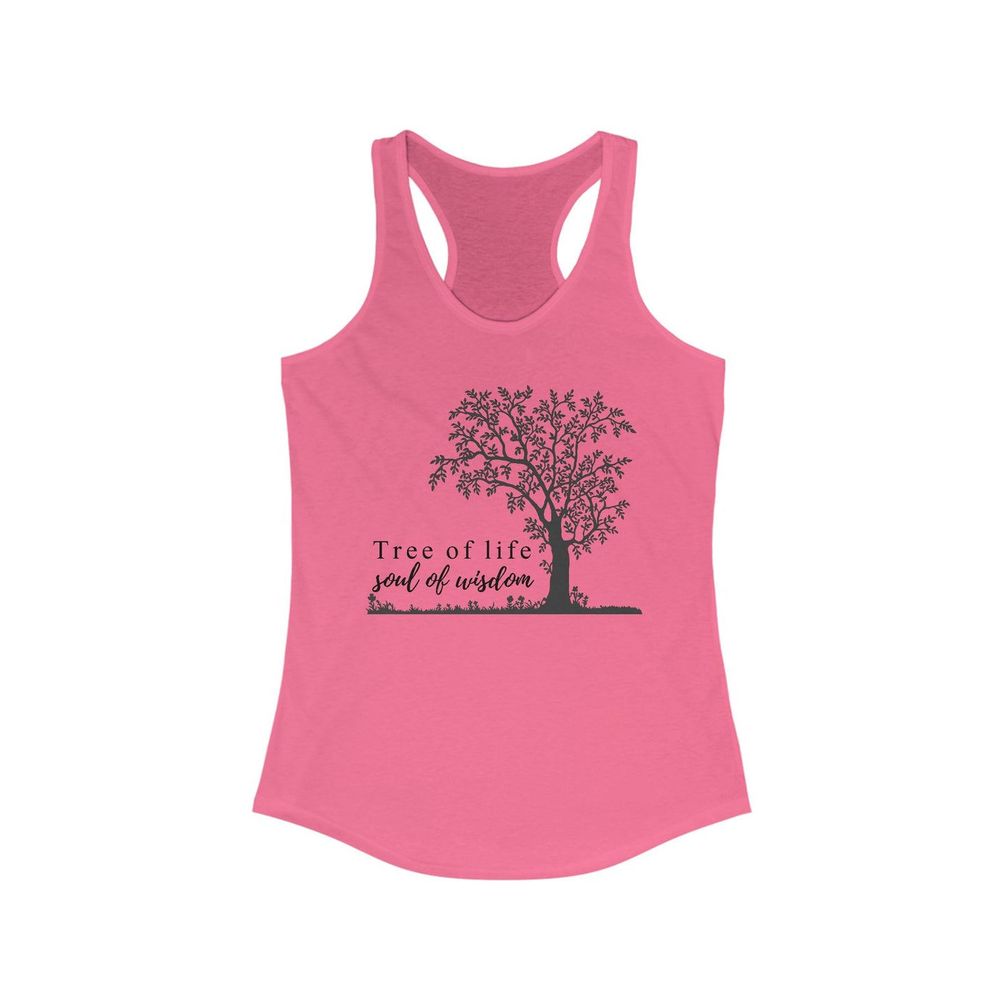 Tree of Life "Soul of Wisdom" Racerback Tank - Inspirational Activewear for Women