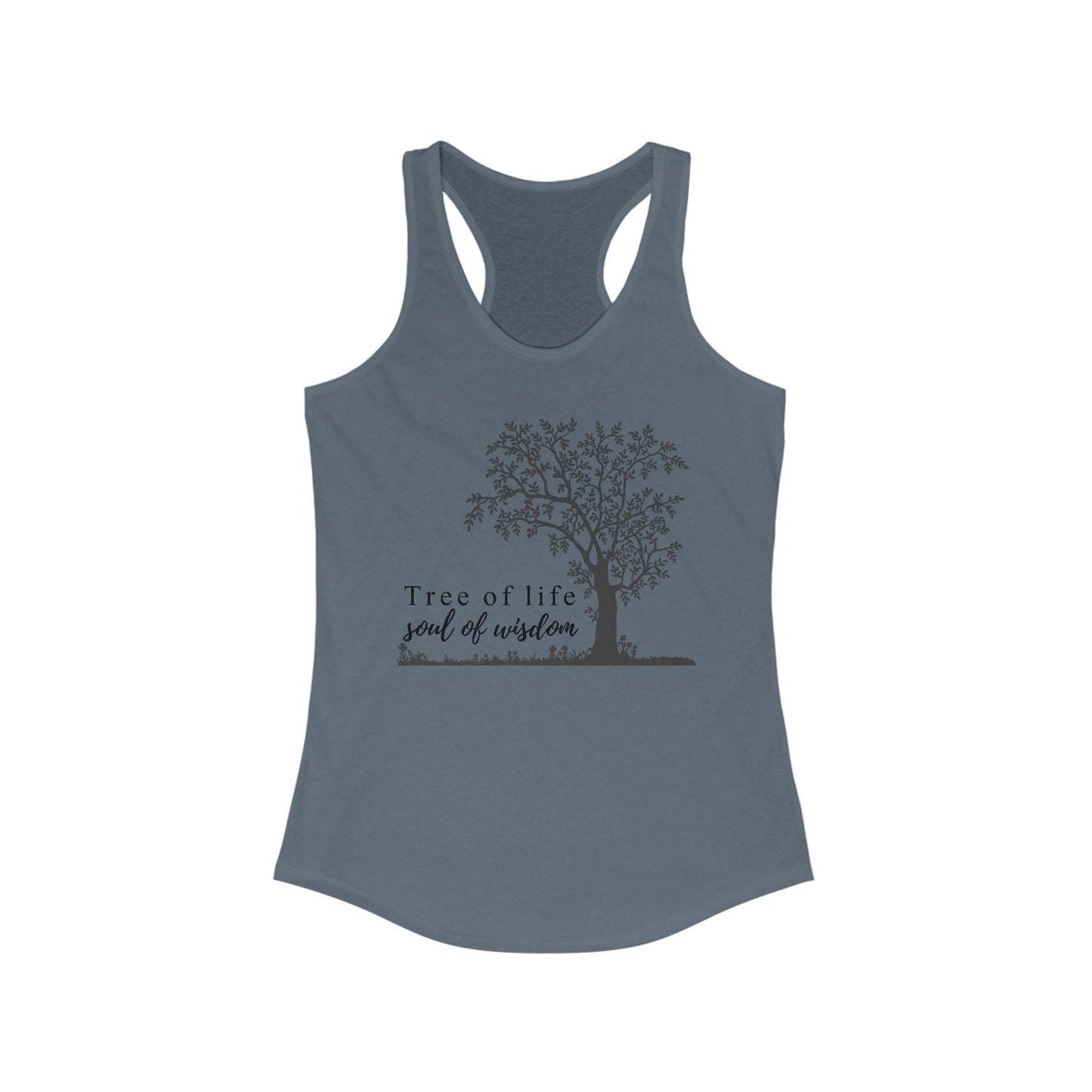 Tree of Life "Soul of Wisdom" Racerback Tank - Inspirational Activewear for Women