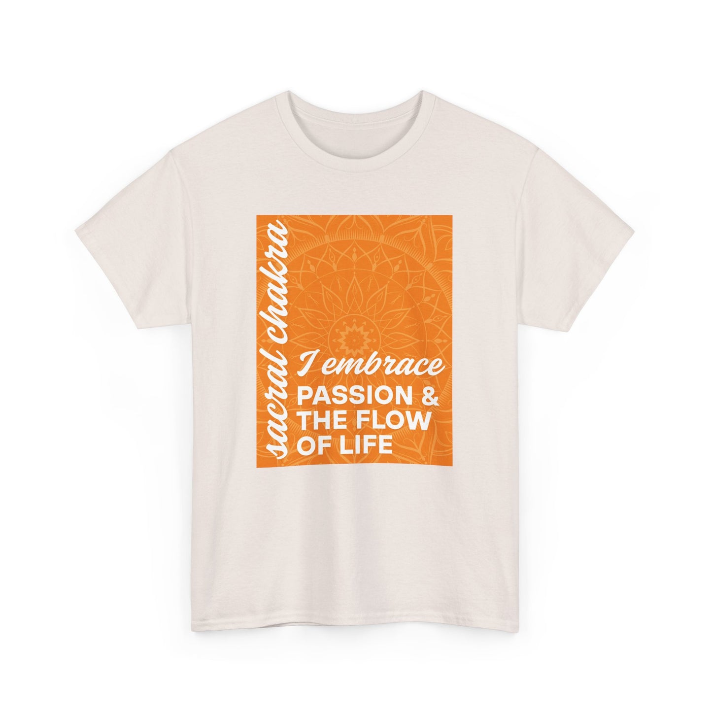 🧡Flow of Passion Heavy Cotton Tee - Embrace Your Creativity