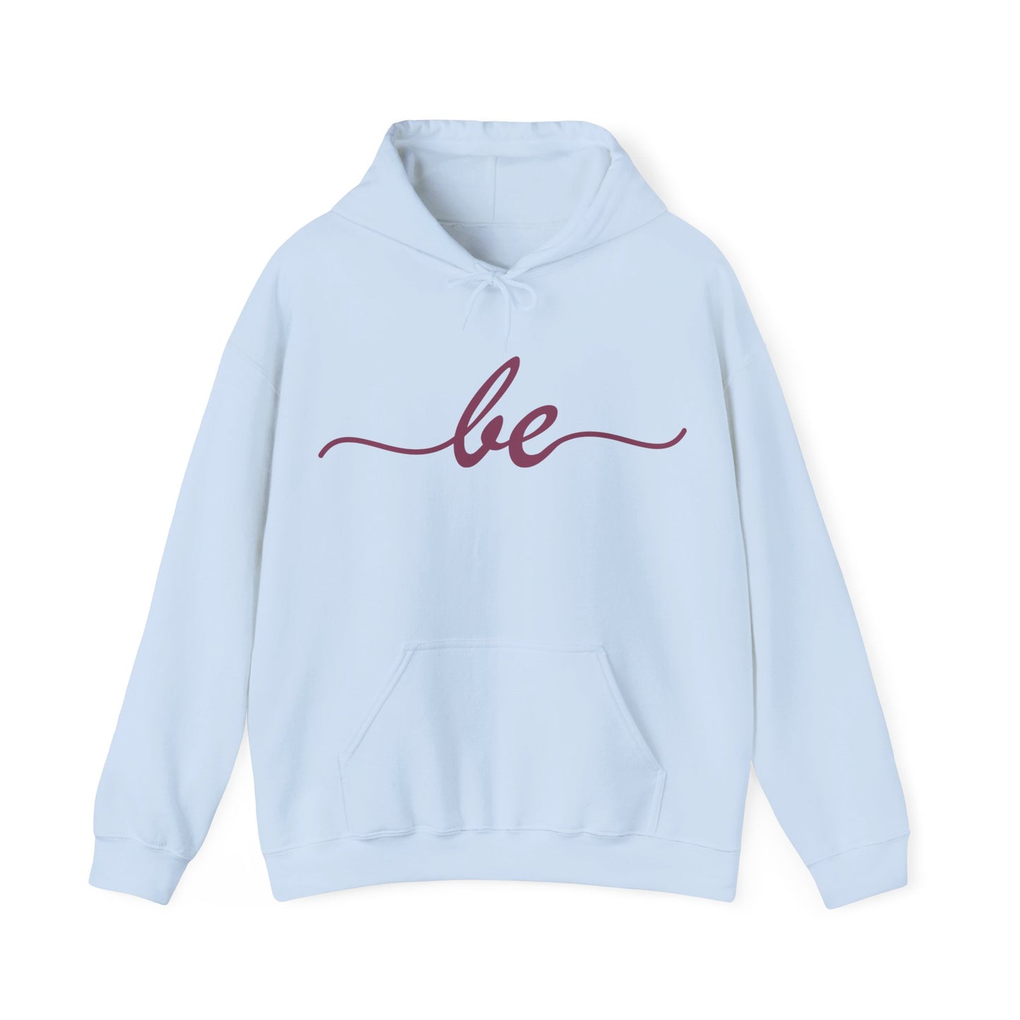 ✨"BE" - A Minimalist Mantra for the Soul Hooded Sweatshirt🌿💫