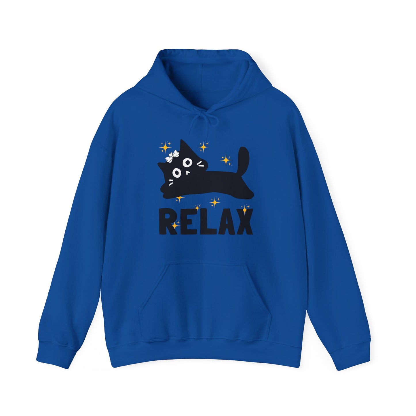 🐱Relax Hoodie — Trust the Divine, Live Like a Cat: Stay In the Moment✨🌿