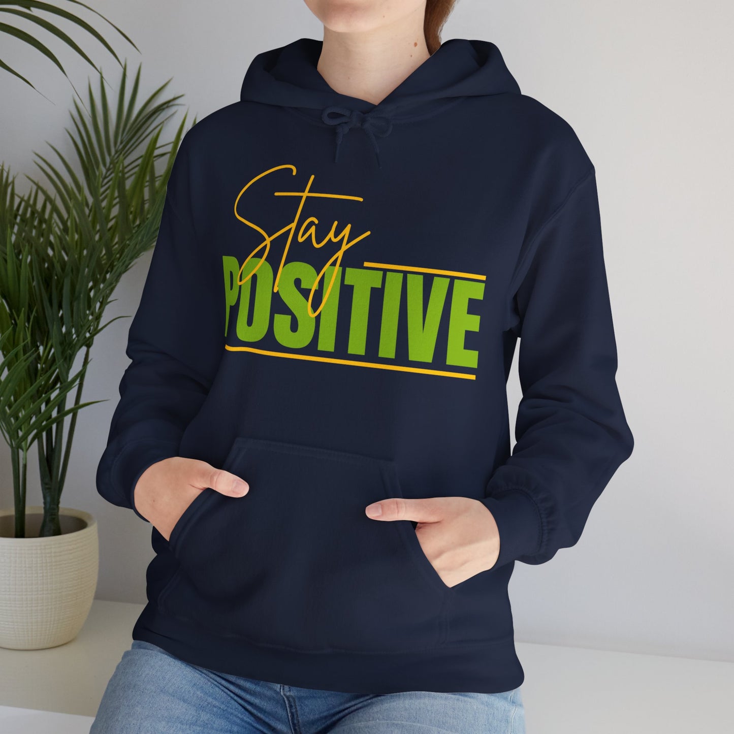 🌞STAY POSITIVE Hoodie — Radiate Light, Wear Your Energy ✨🔥