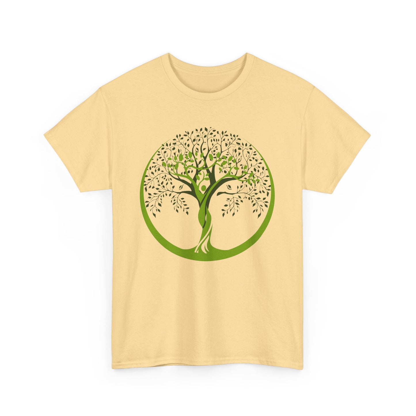 🌿Gaia Rooted Heavy Cotton Tee - She Grows, She Rises, She Becomes