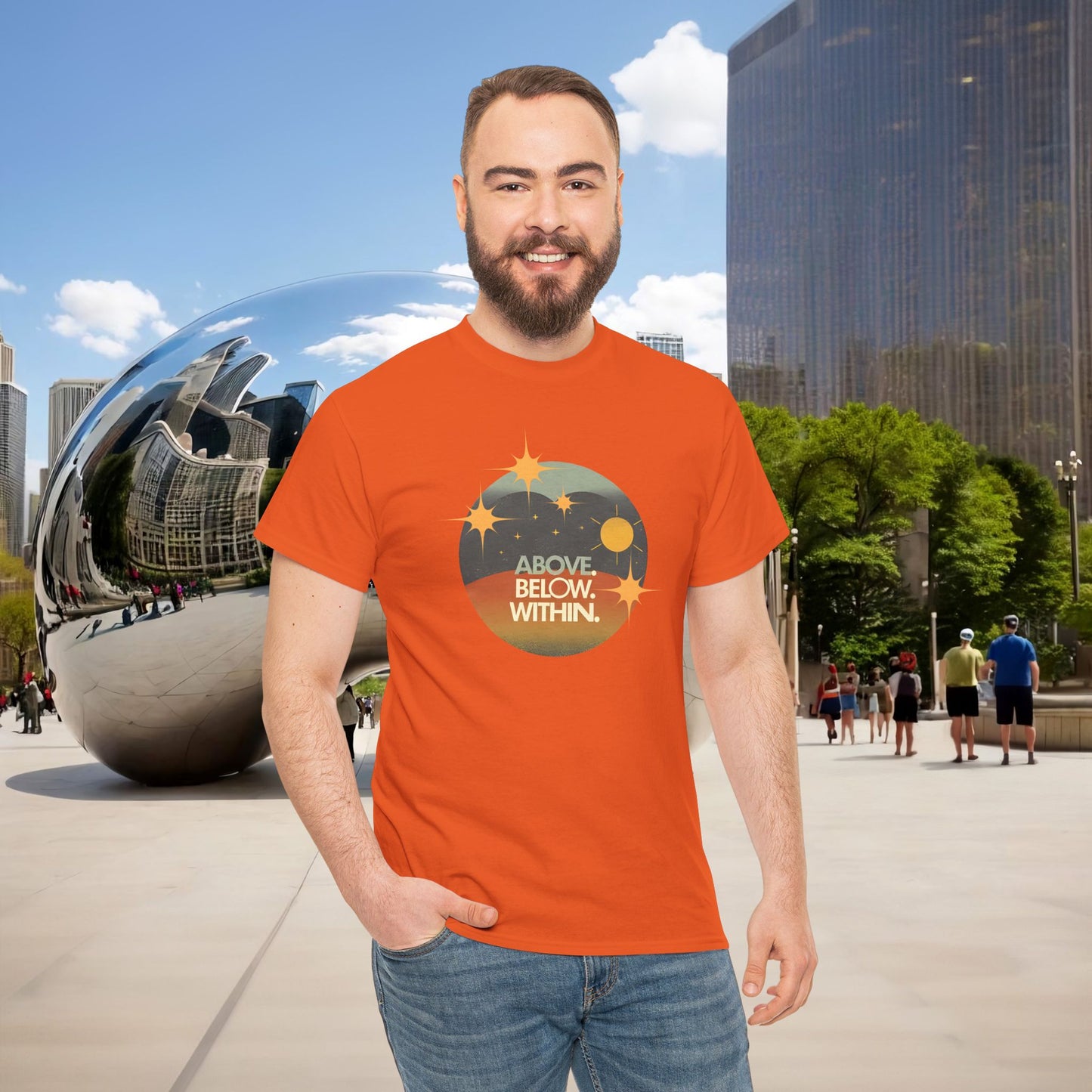 🌄 “Above. Below. Within.” — Menaste Presence Tee