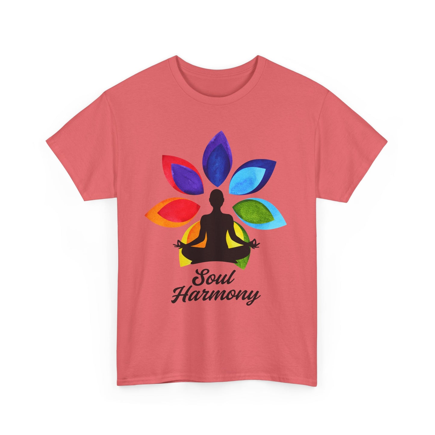 Soul Harmony Chakra Heavy Cotton Tee - Embrace Inner Peace in Style