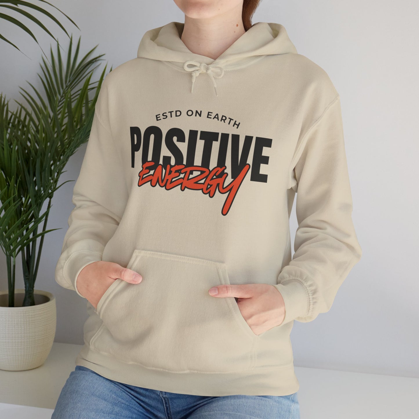 🌞Positive Energy Hoodie — Radiate Light, Ground in Presence✨🌿