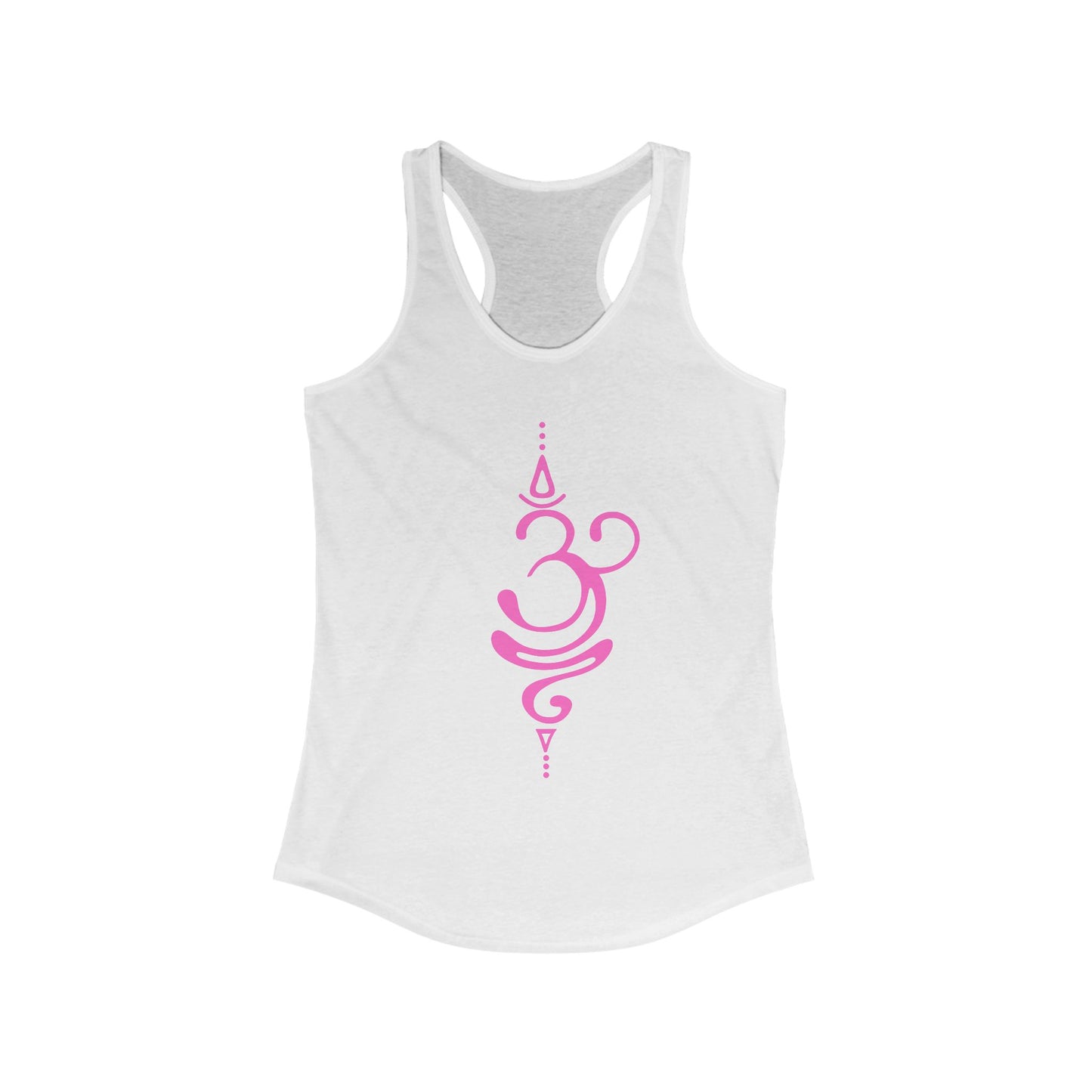 "Sacred Style" Racerback Tank - Modern Om Symbol for Yoga & Everyday Zen