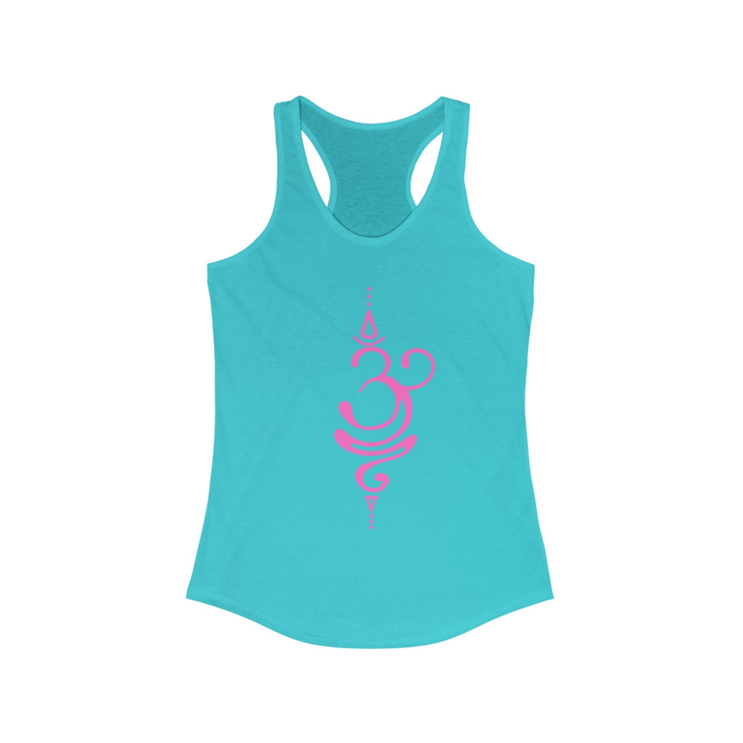 "Sacred Style" Racerback Tank - Modern Om Symbol for Yoga & Everyday Zen