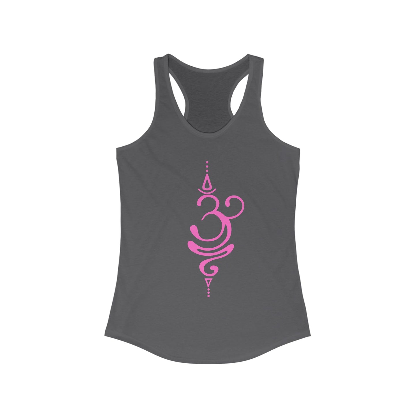 "Sacred Style" Racerback Tank - Modern Om Symbol for Yoga & Everyday Zen