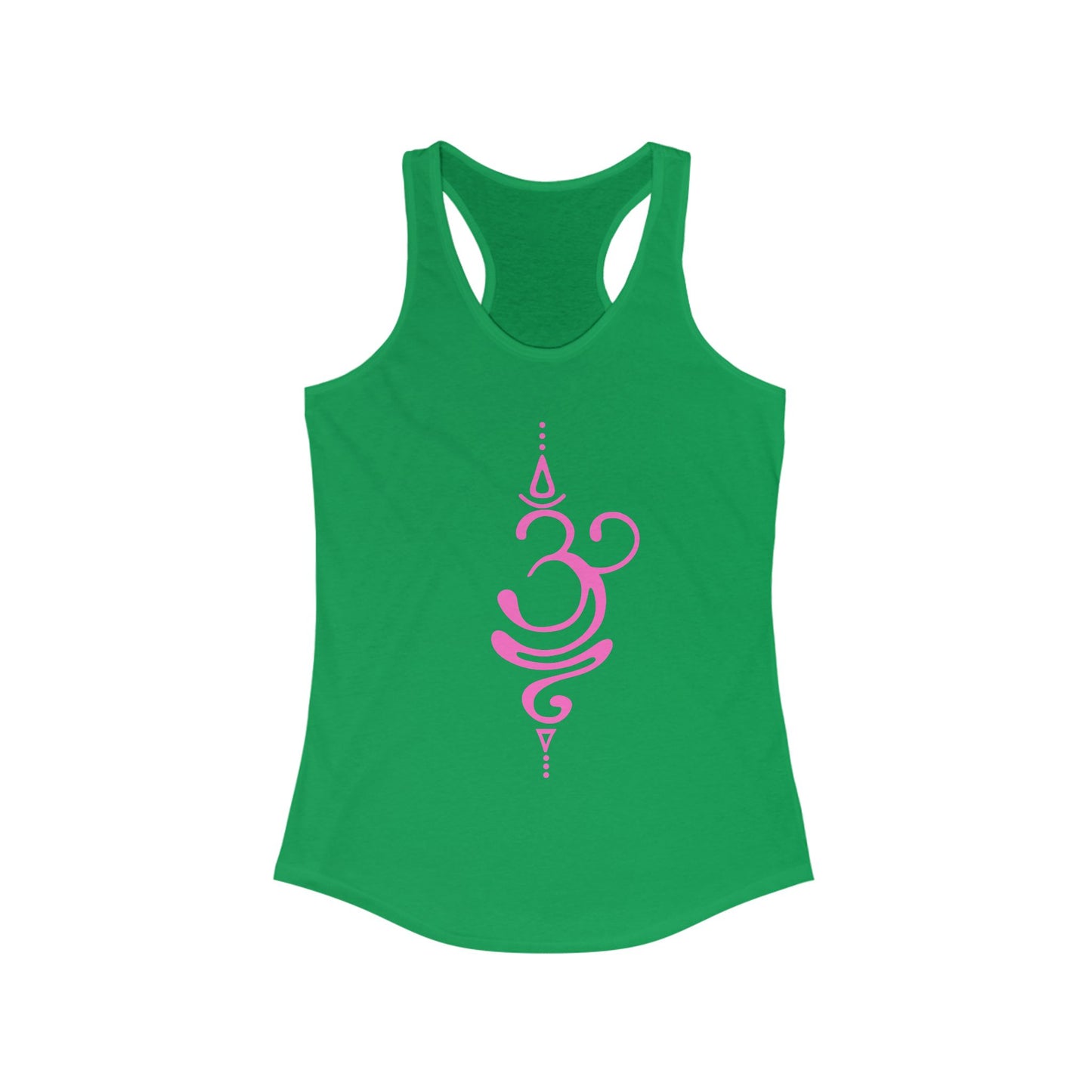 "Sacred Style" Racerback Tank - Modern Om Symbol for Yoga & Everyday Zen