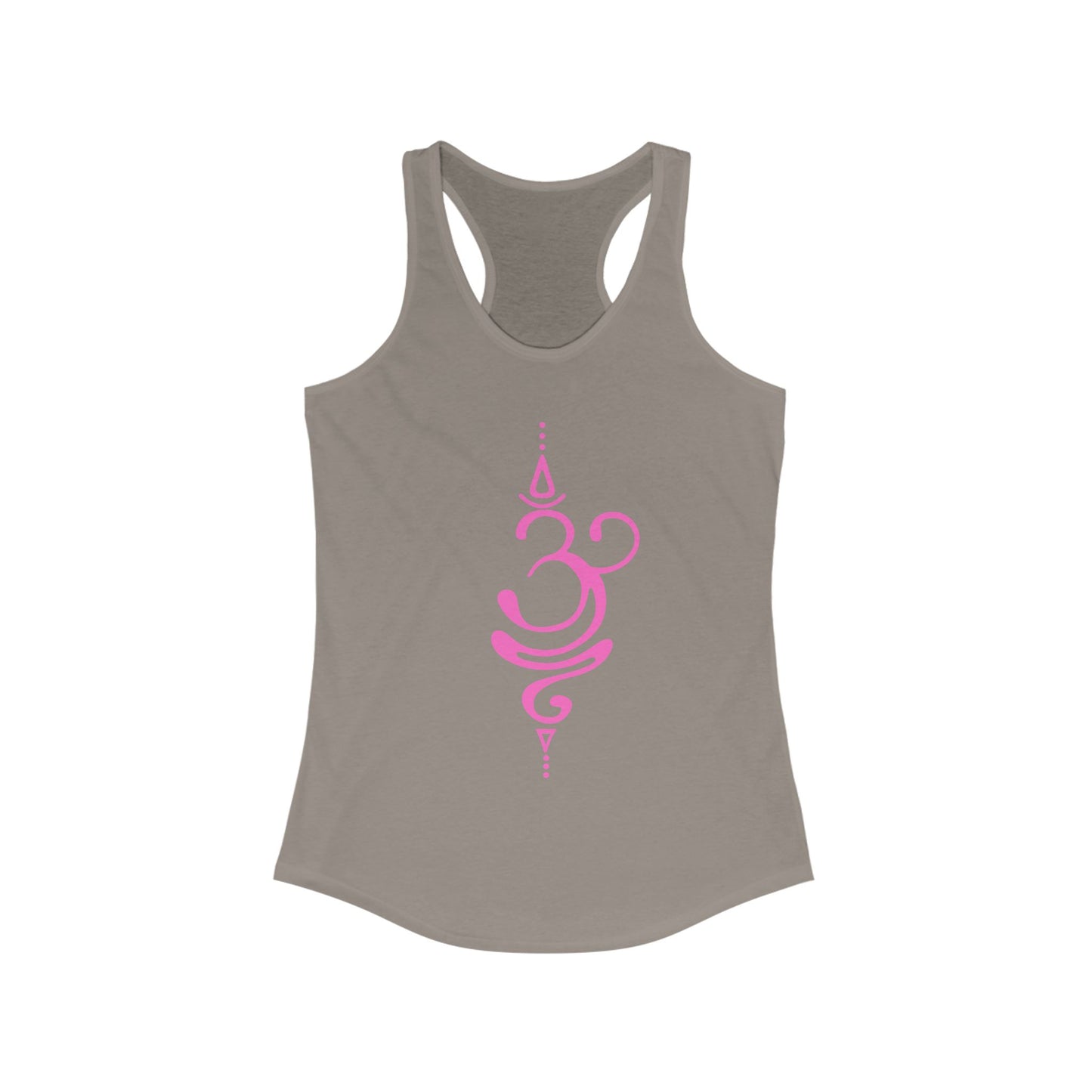 "Sacred Style" Racerback Tank - Modern Om Symbol for Yoga & Everyday Zen