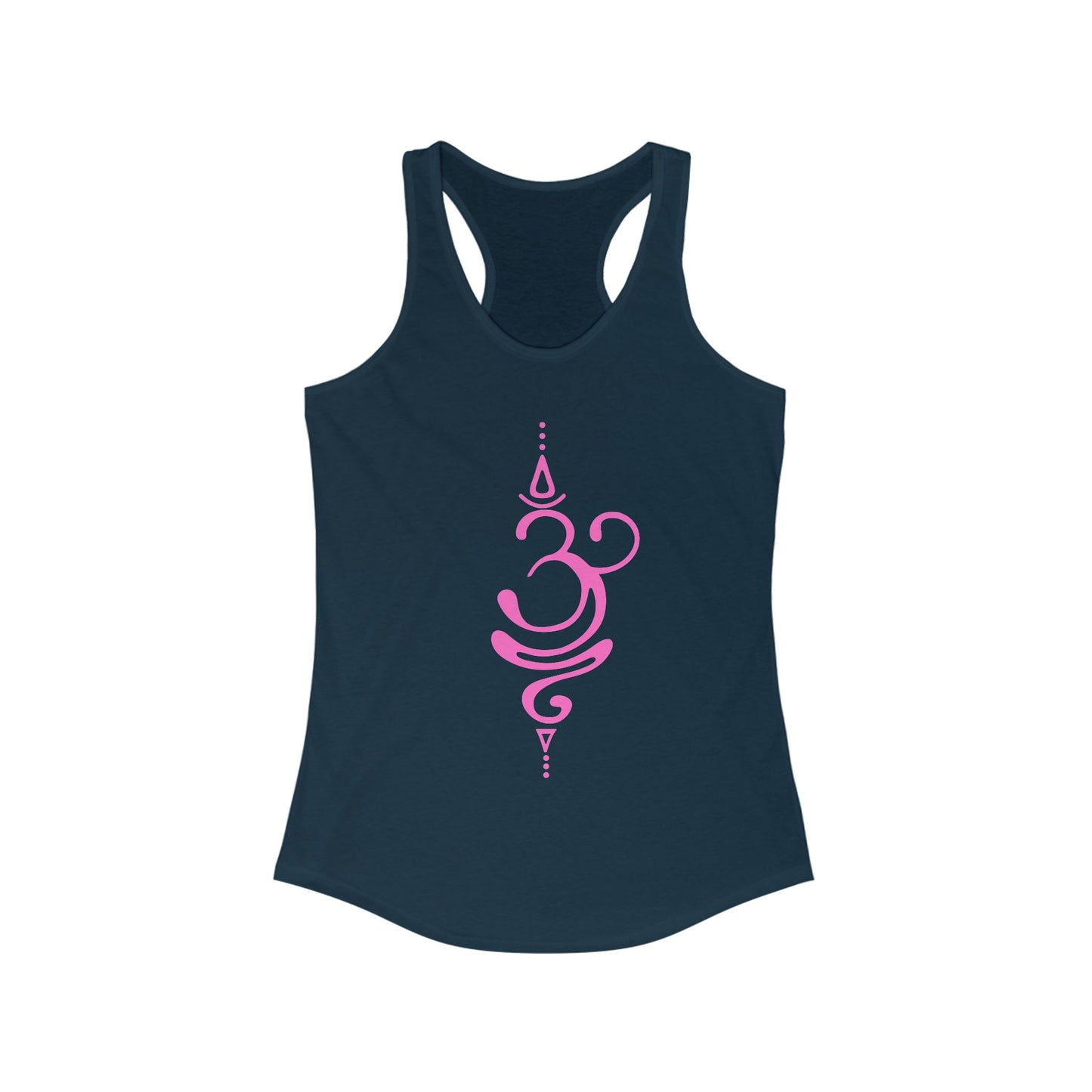 "Sacred Style" Racerback Tank - Modern Om Symbol for Yoga & Everyday Zen